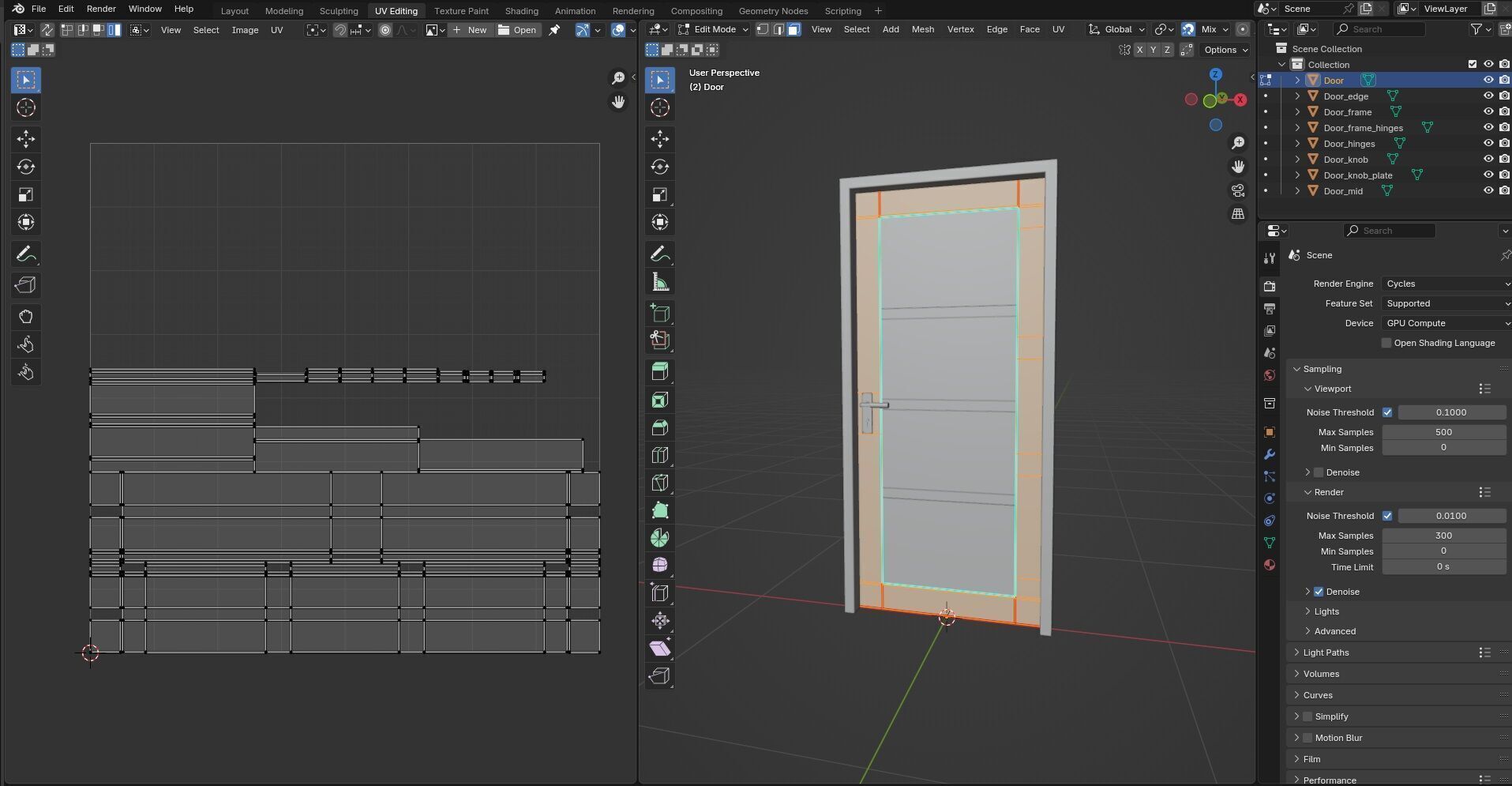Door CG41 3D model_13