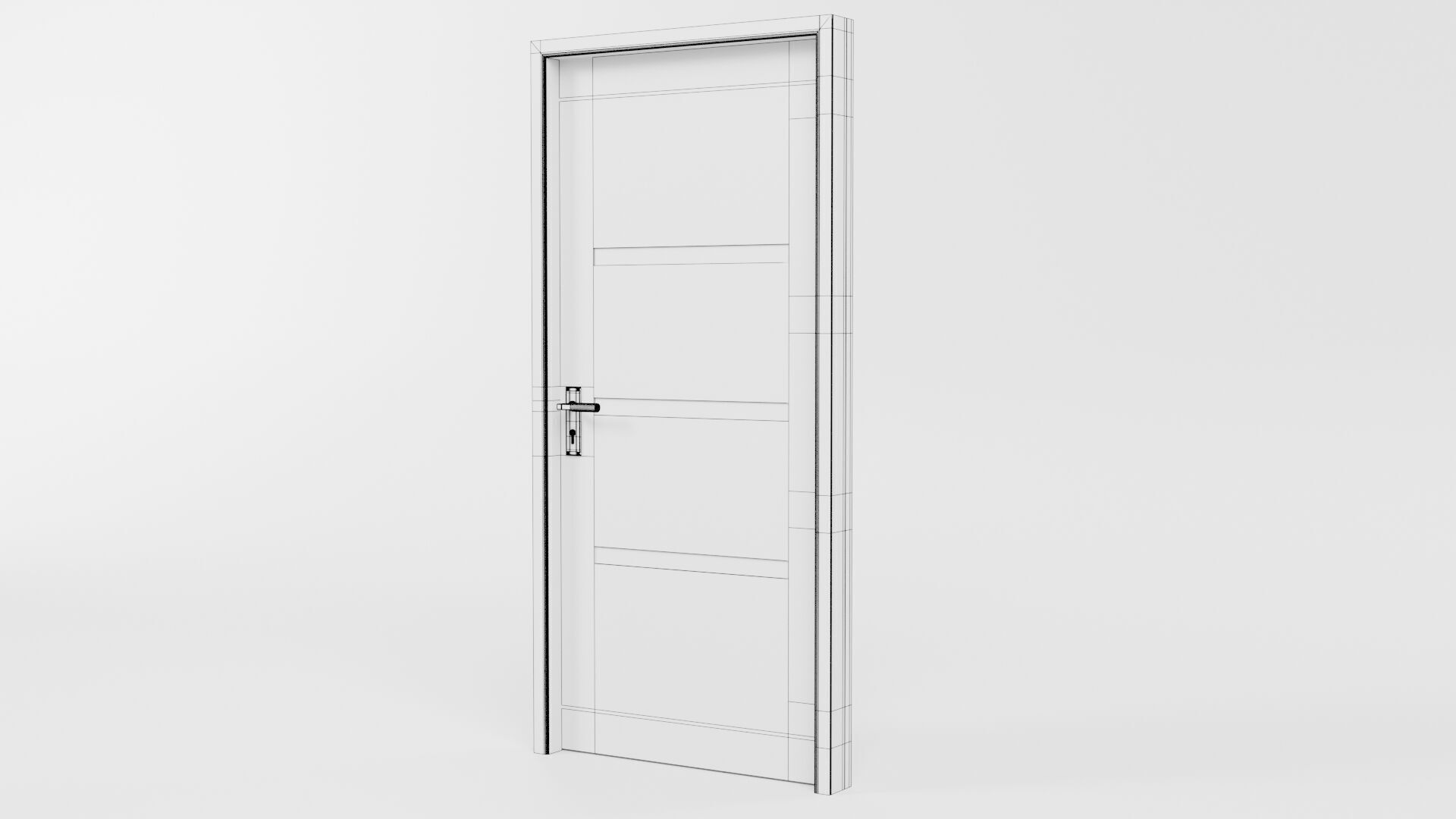 Door CG41 3D model_5