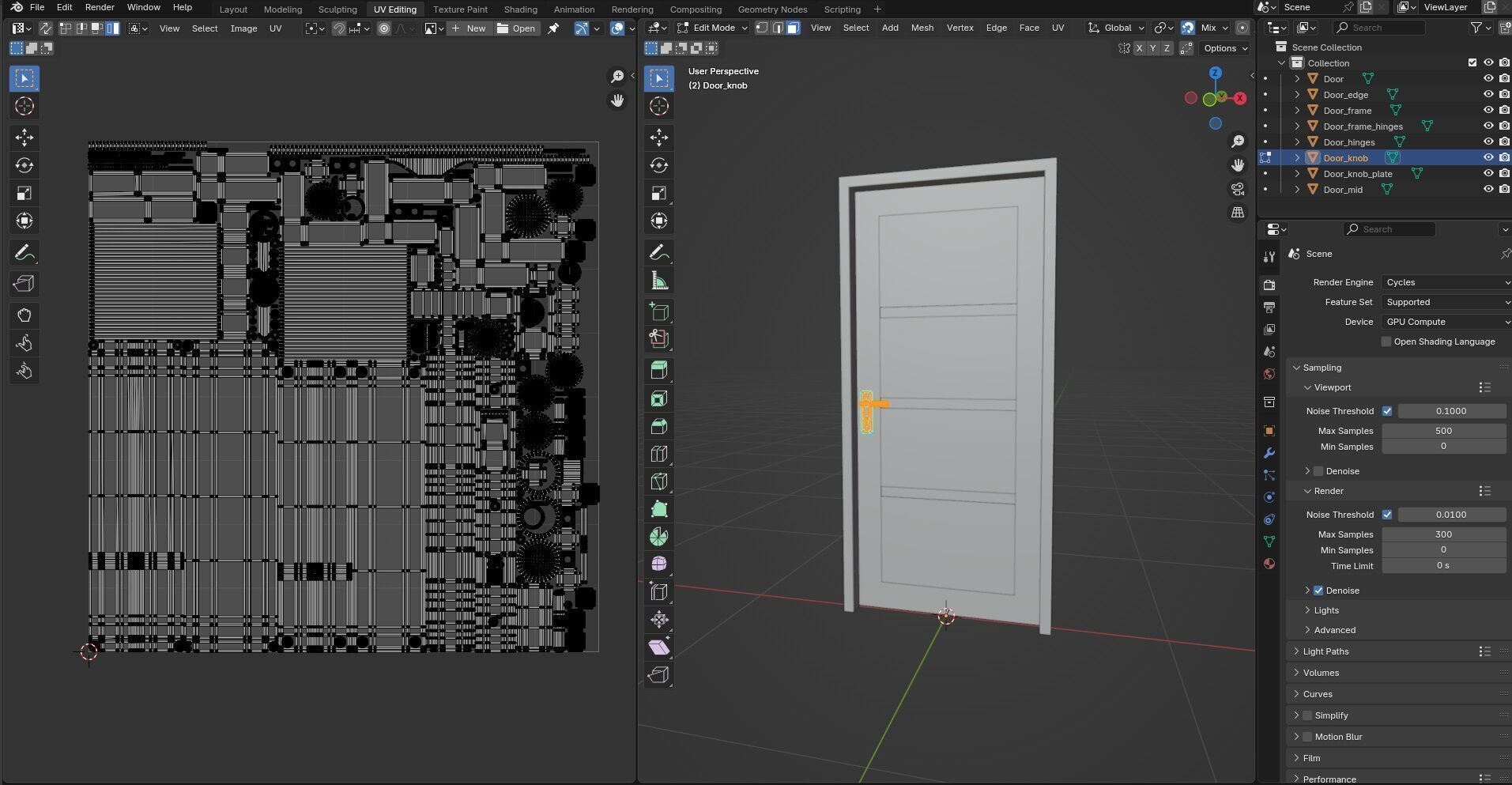Door CG41 3D model_16