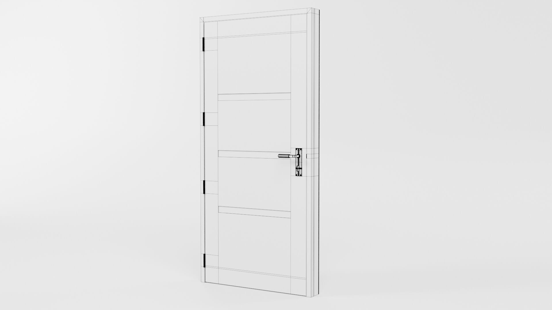 Door CG41 3D model_6