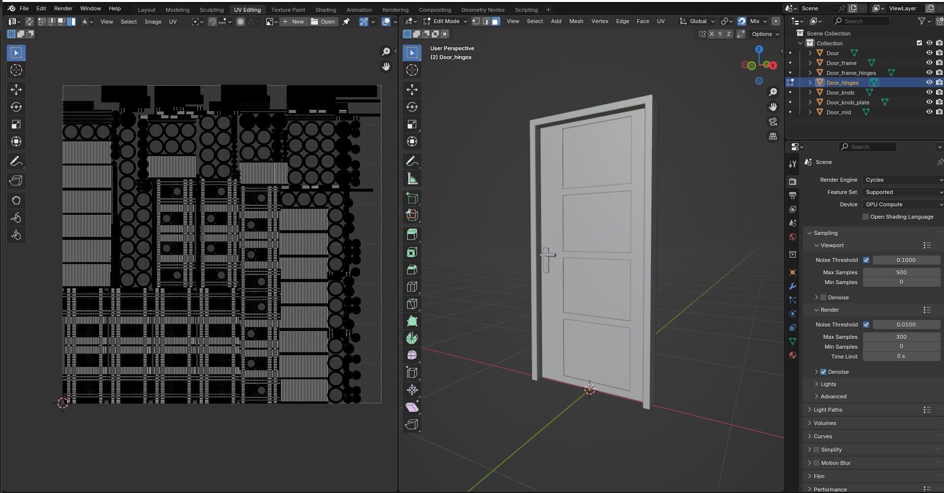 Door CG42 3D model_15