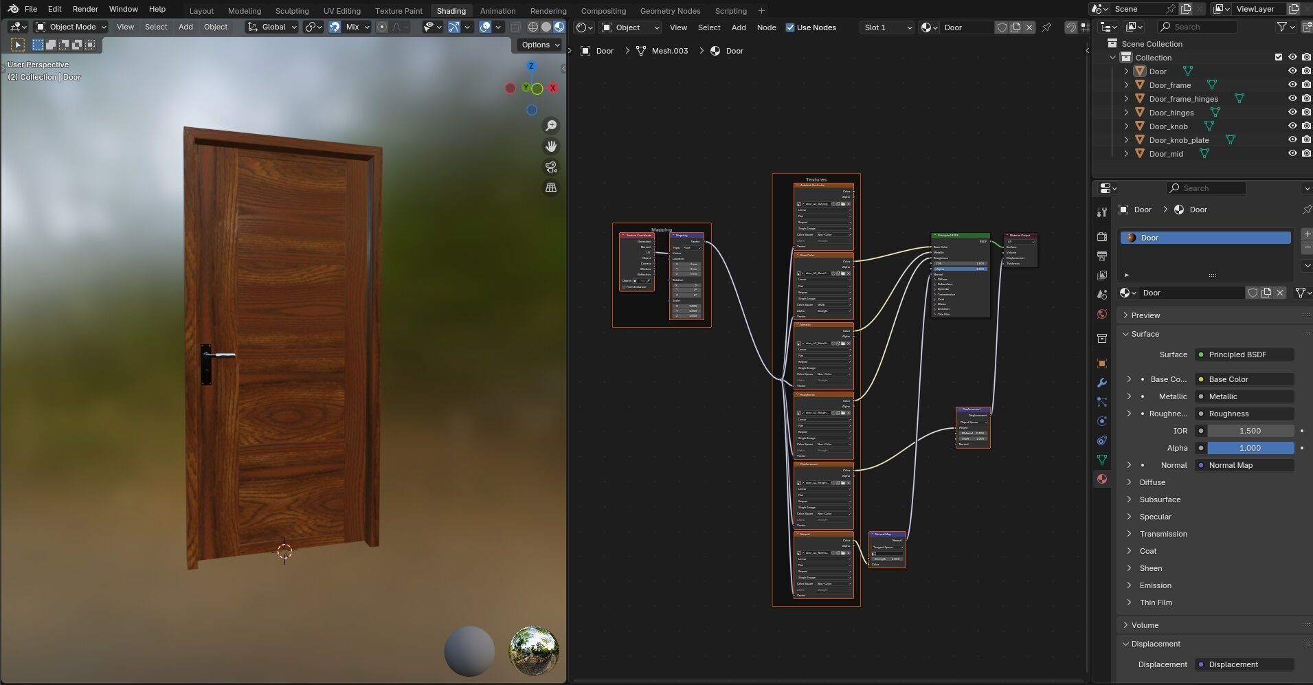 Door CG42 3D model_17