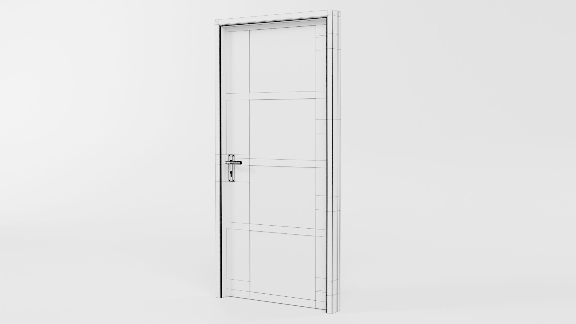 Door CG42 3D model_5