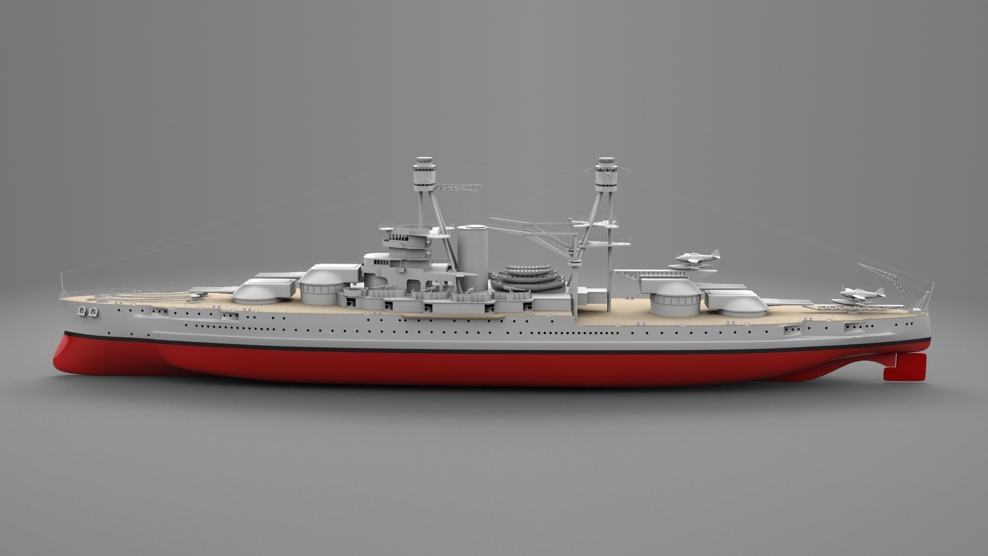 USS Arizona  3D model_5
