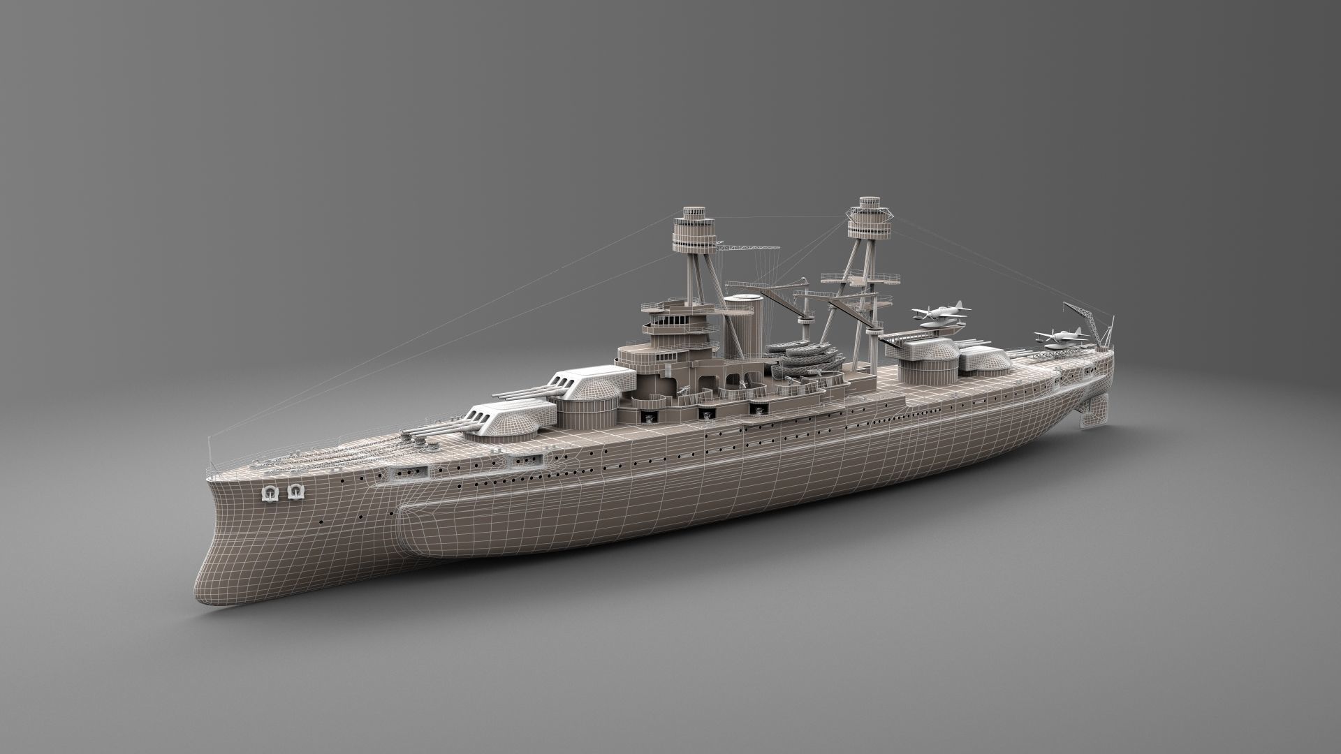 USS Arizona  3D model_12