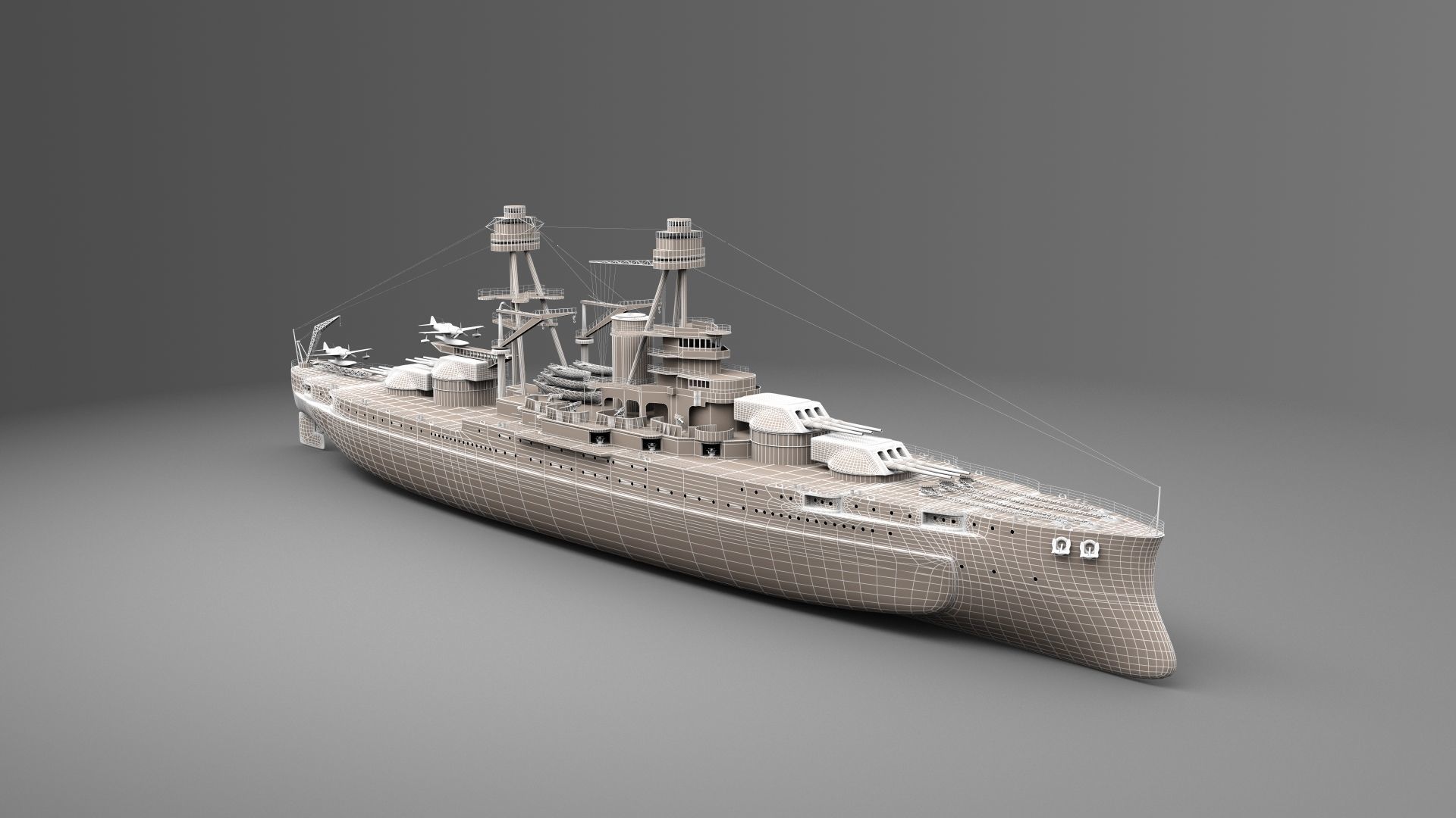 USS Arizona  3D model_10
