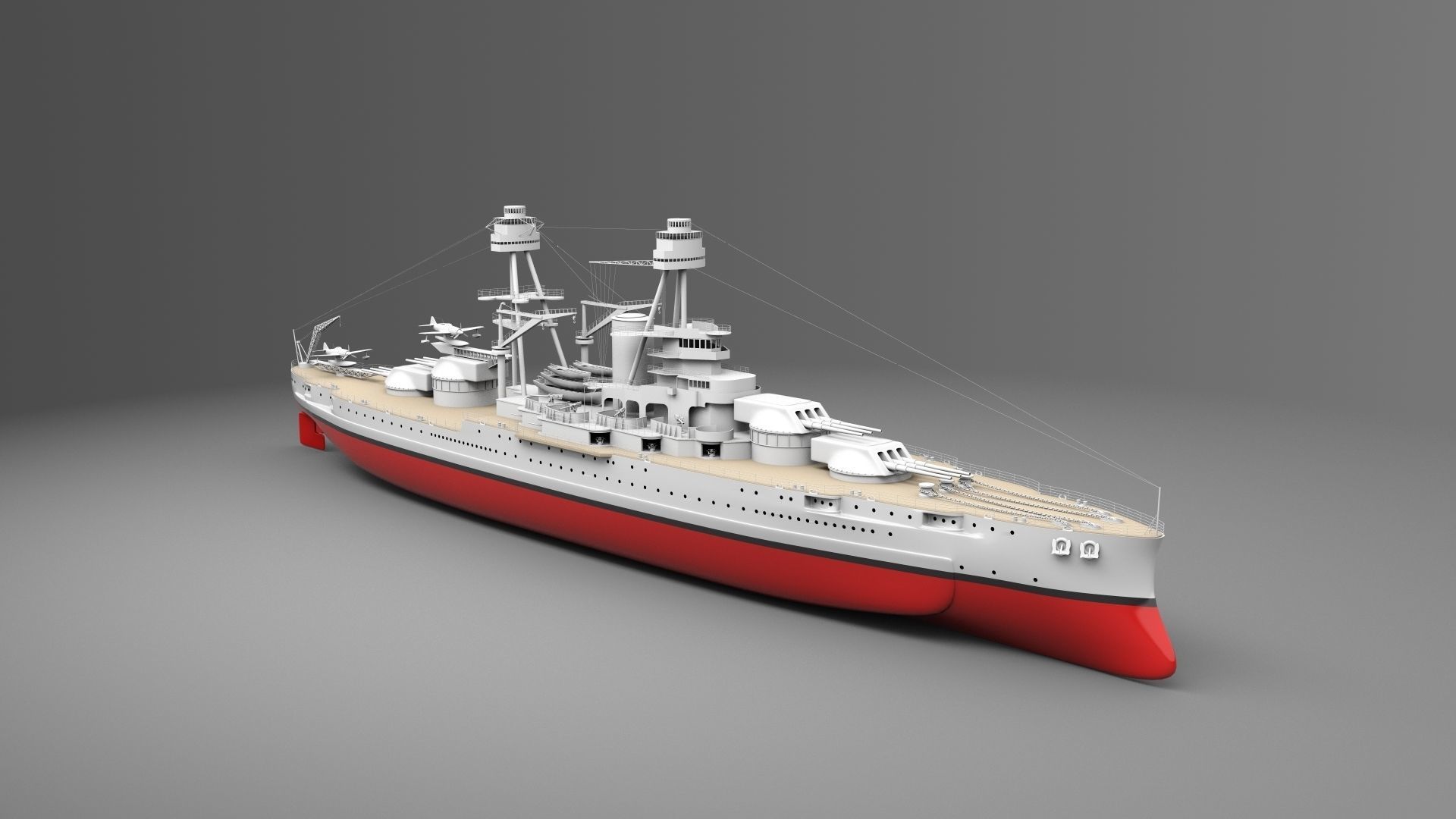 USS Arizona  3D model_2