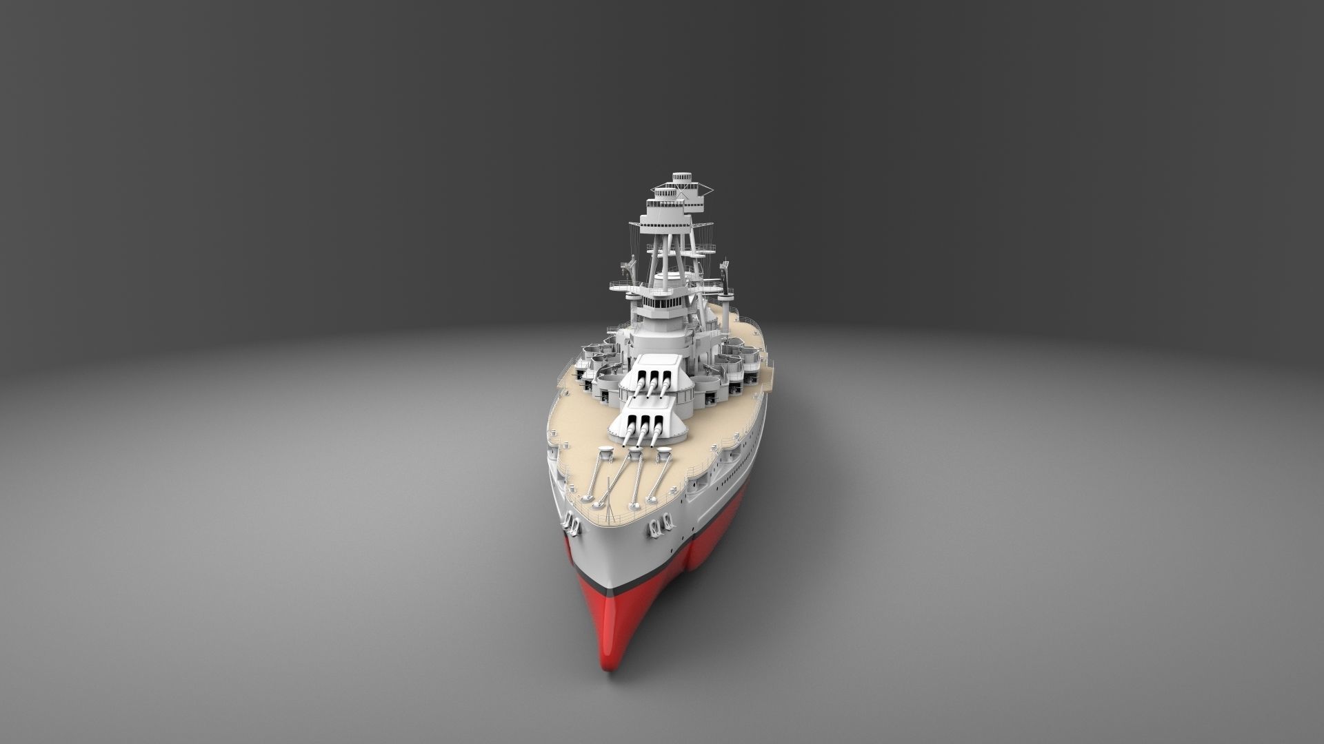 USS Arizona  3D model_3