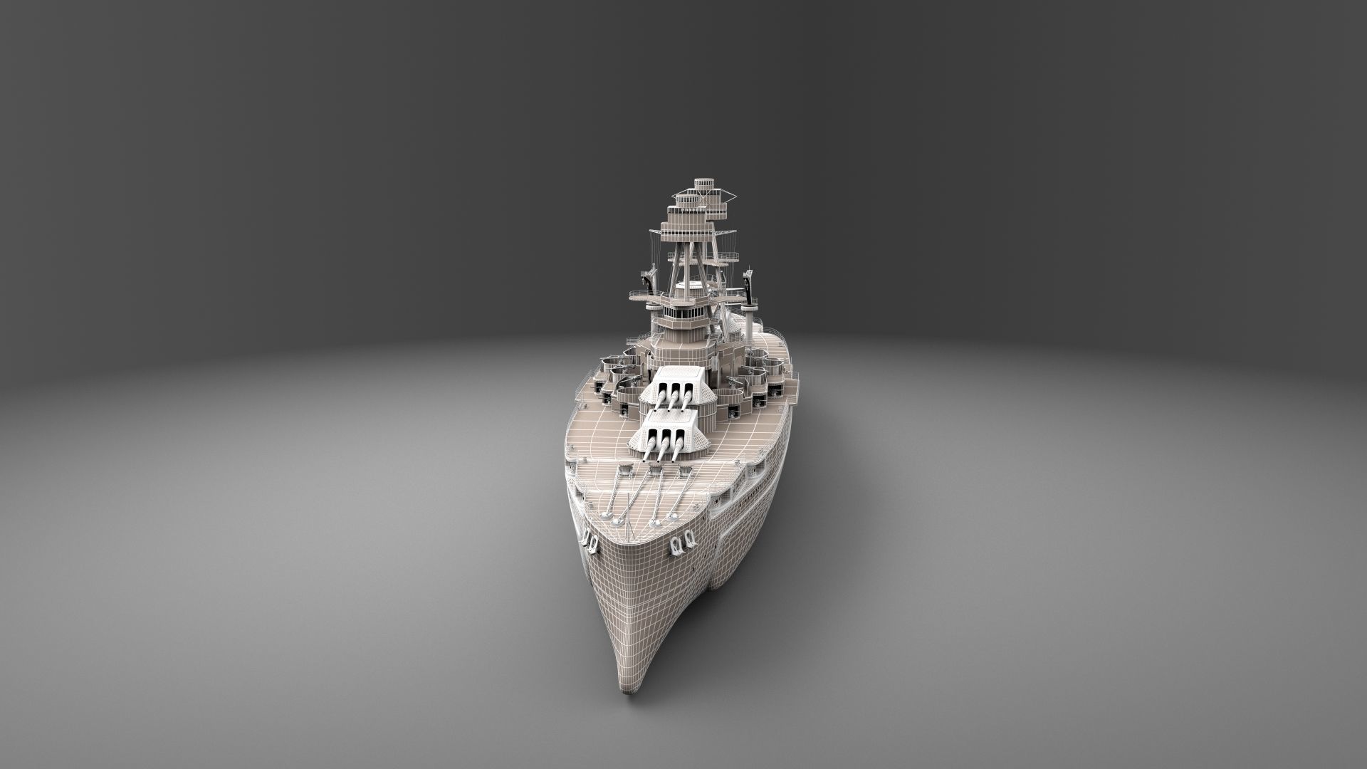 USS Arizona  3D model_11