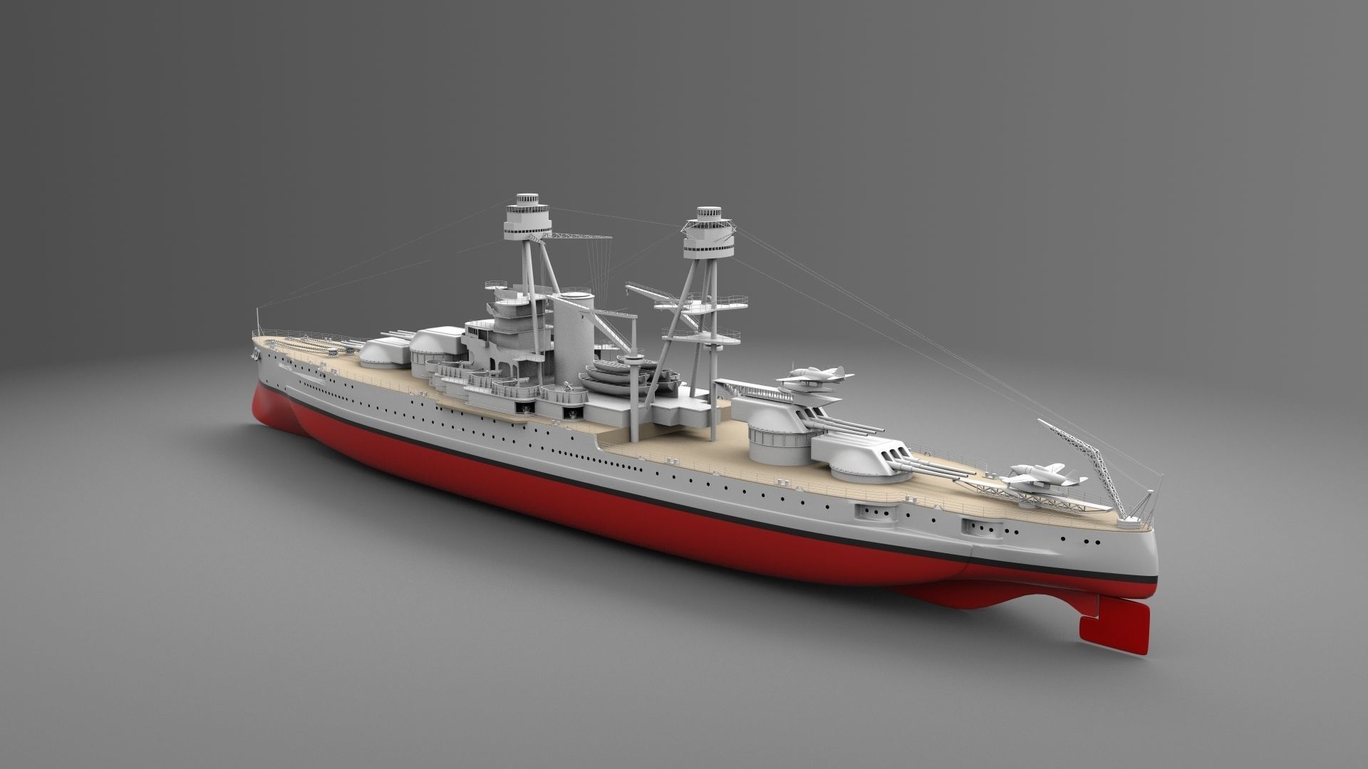 USS Arizona  3D model_6