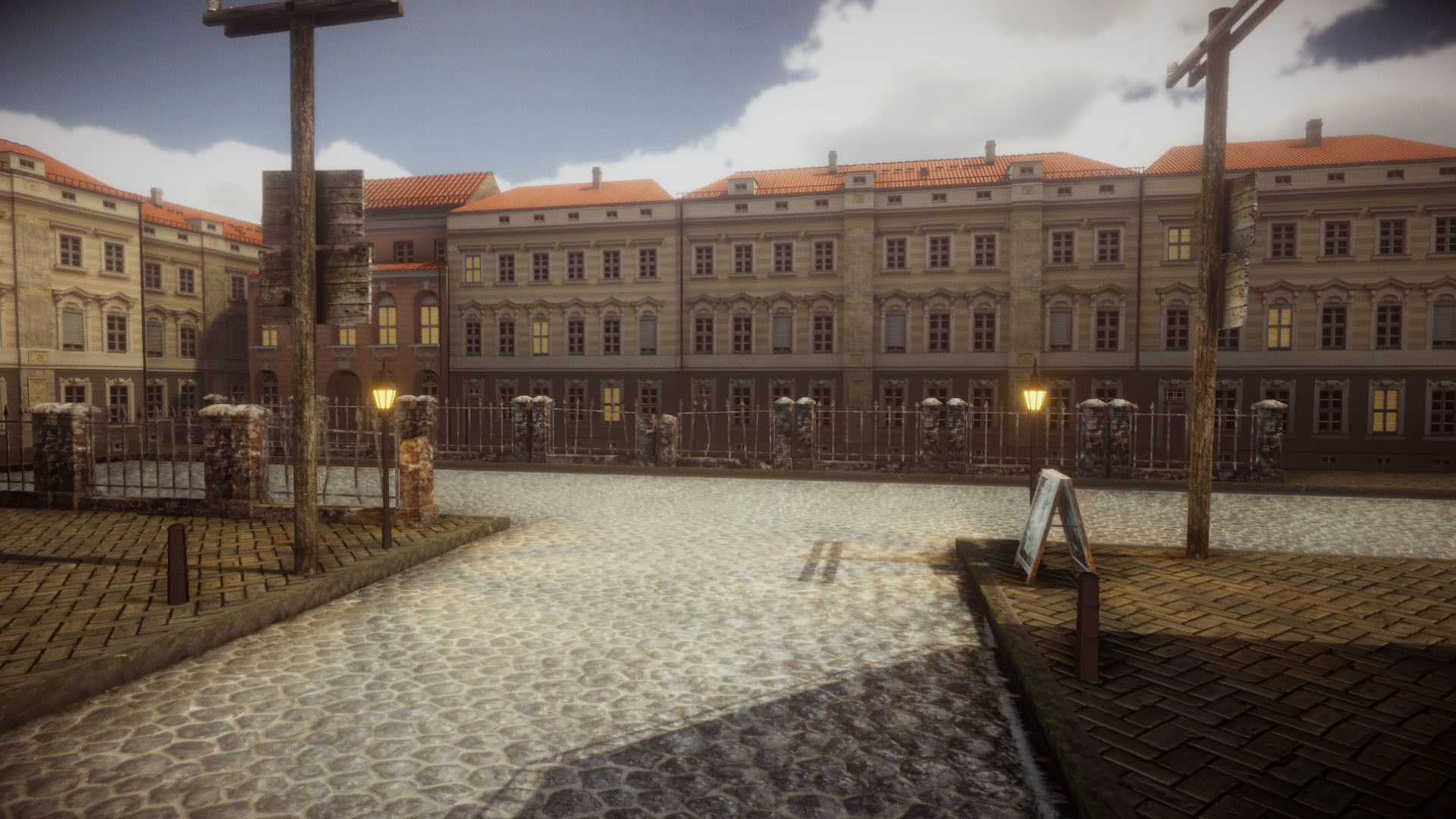 Historical City  Low-poly 3D model_10