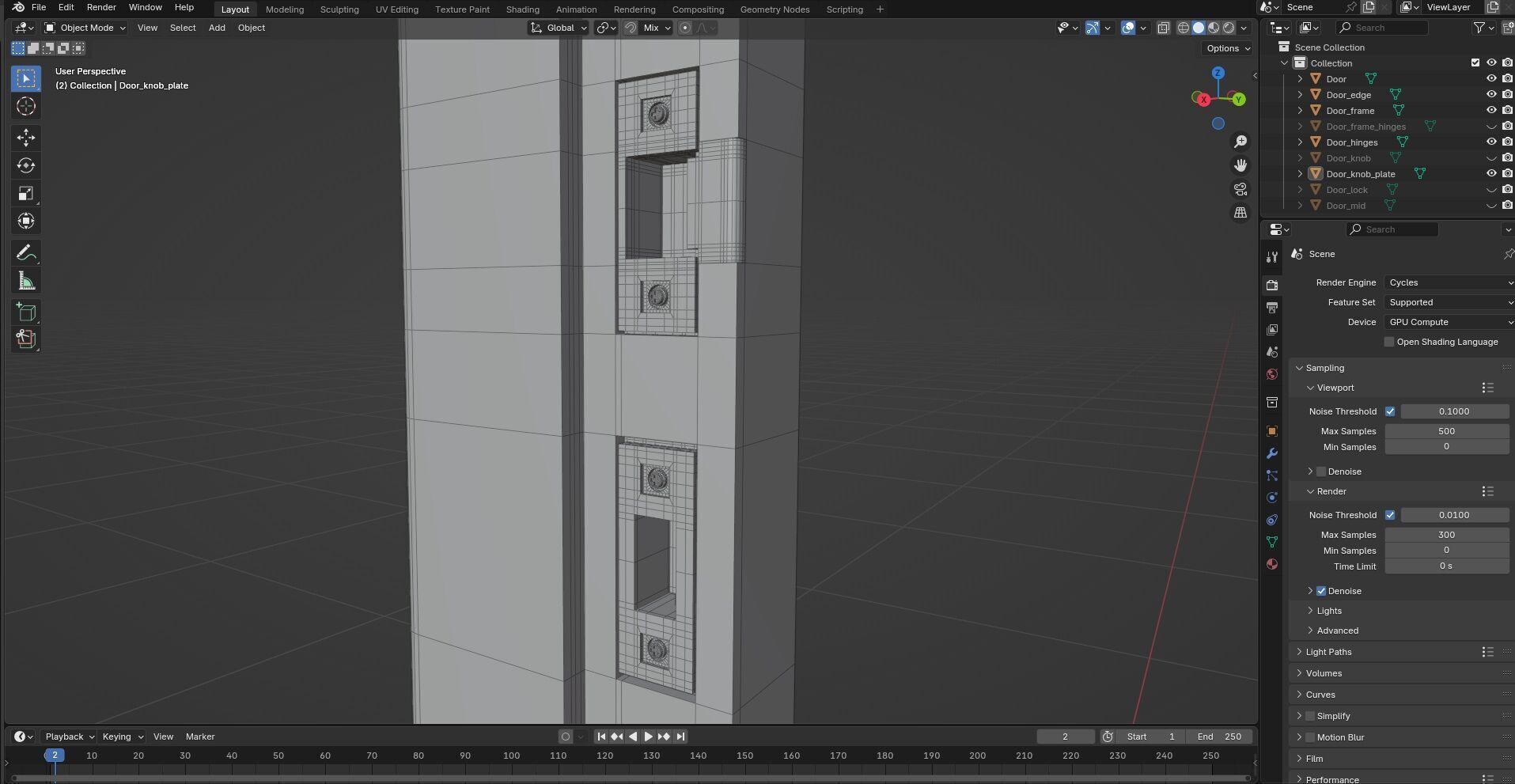 Door CG44 3D model_10