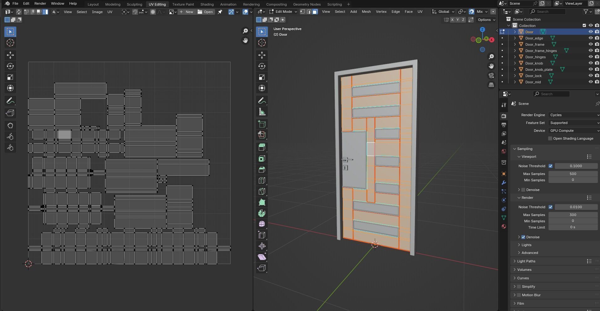 Door CG44 3D model_13