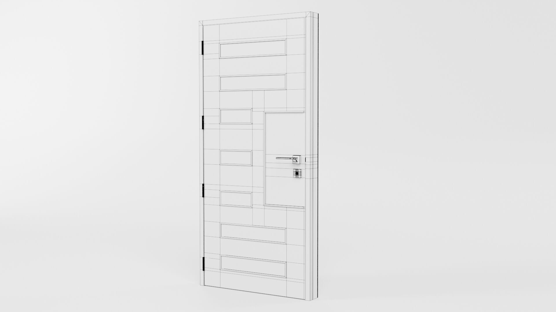 Door CG44 3D model_6
