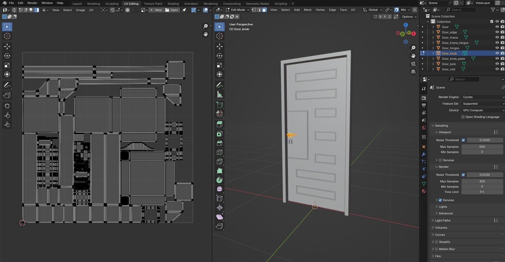 Door CG44 3D model_16
