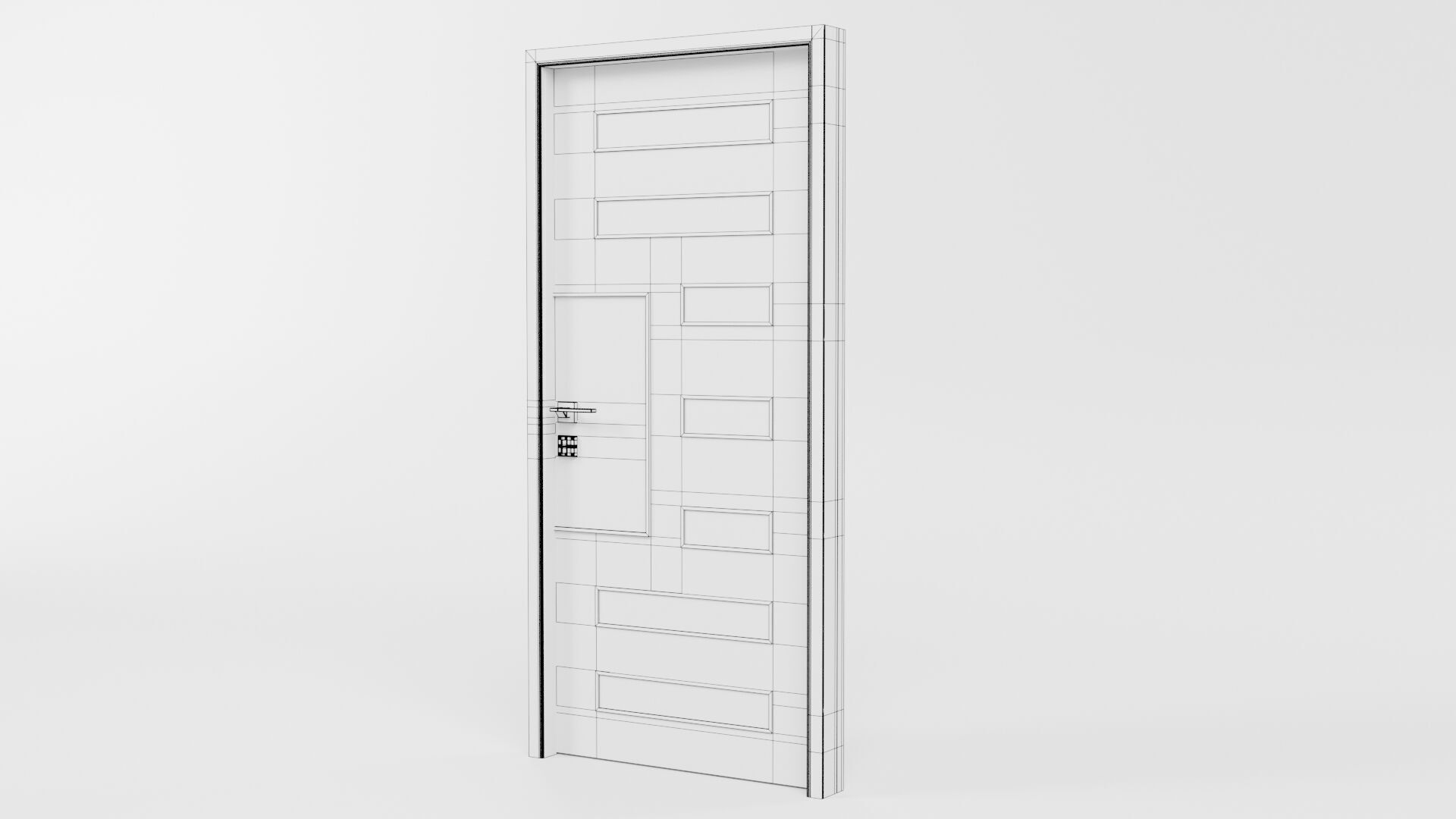 Door CG44 3D model_5