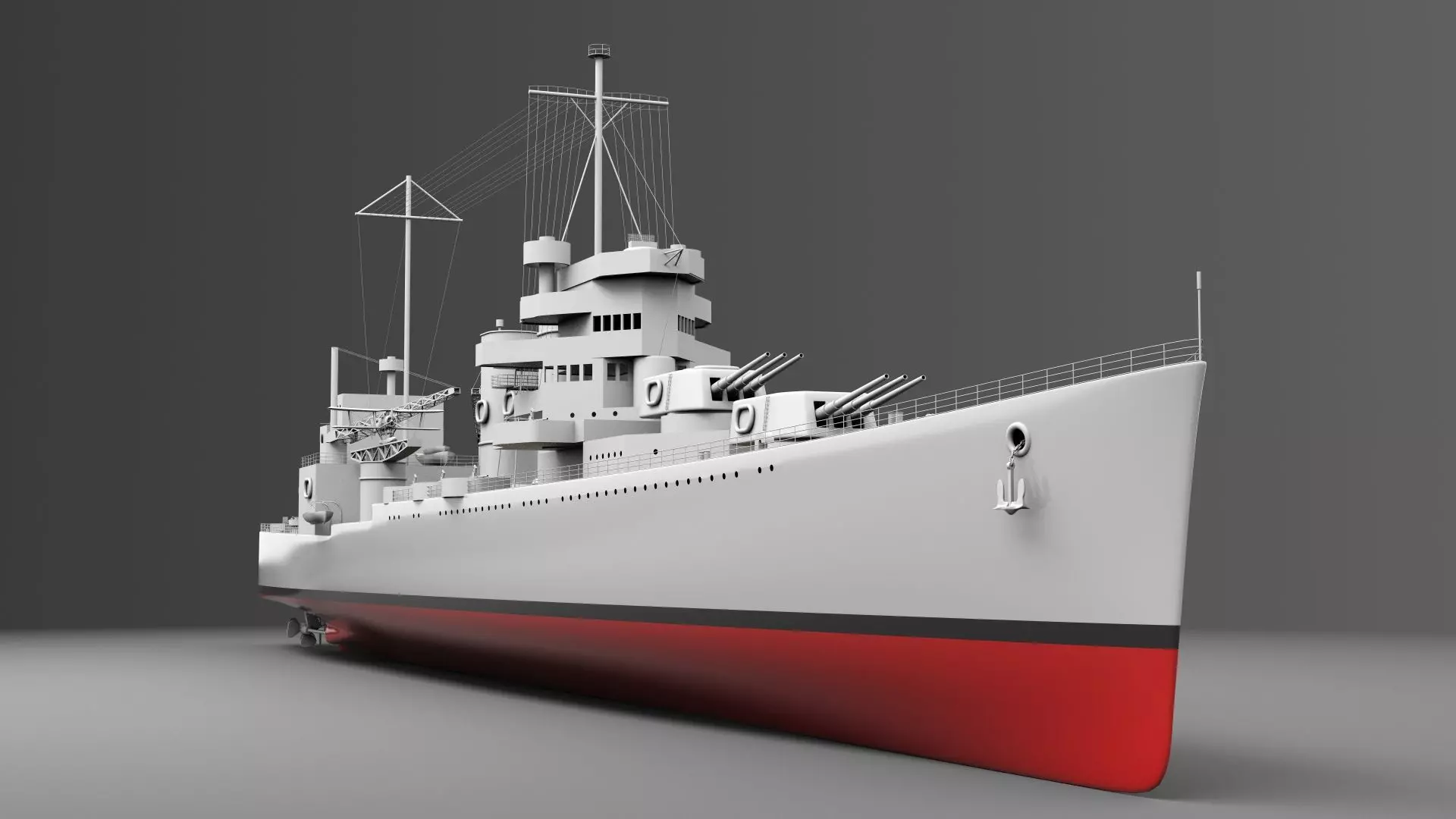 USS New Orleans 3D model_0