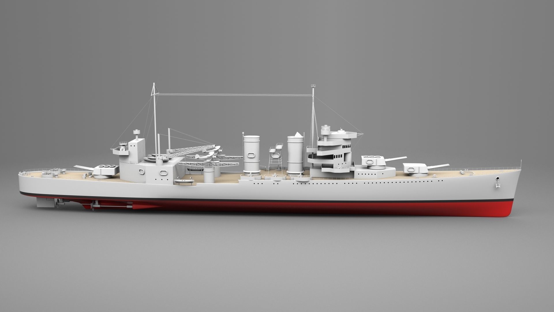 USS New Orleans 3D model_1