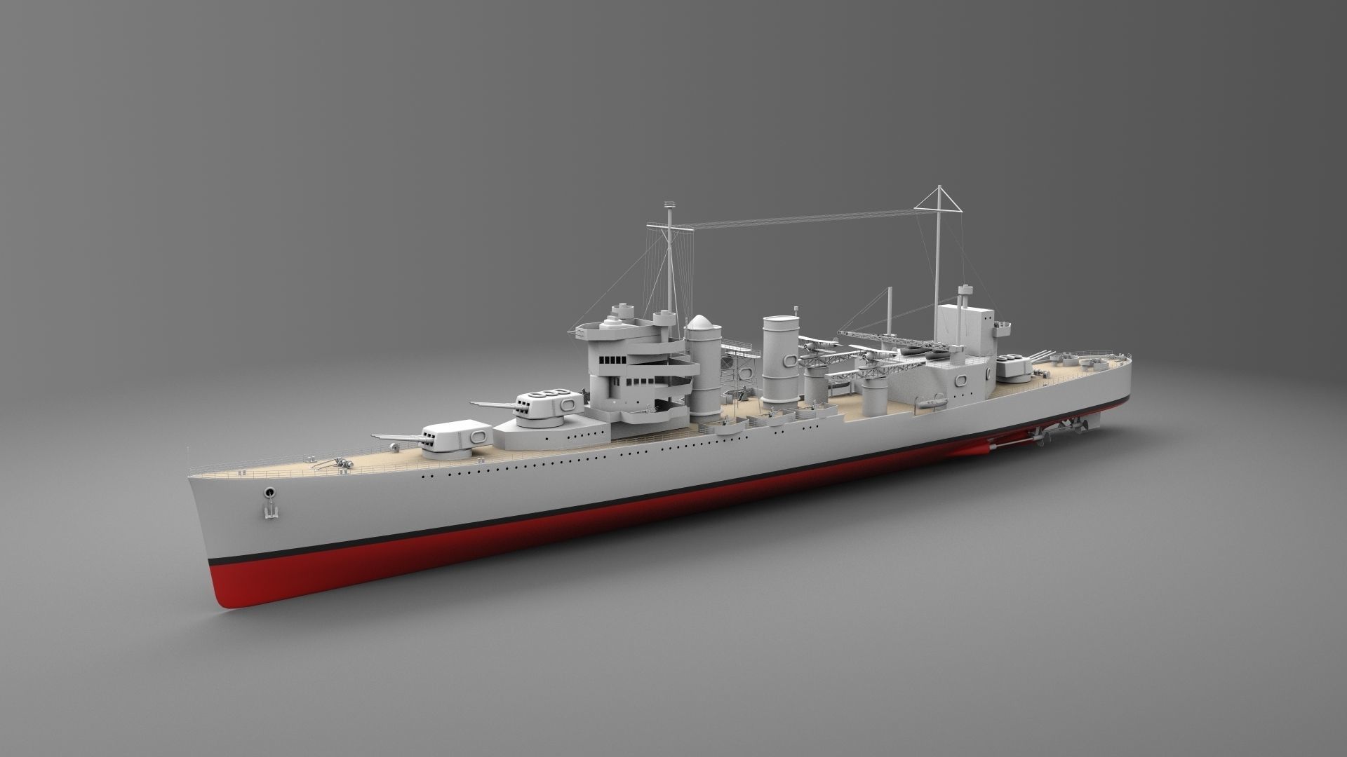 USS New Orleans 3D model_4