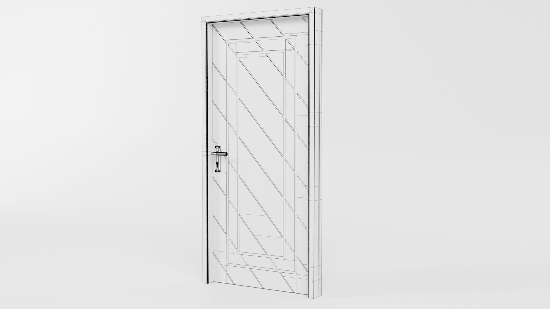 Door CG45 3D model_5
