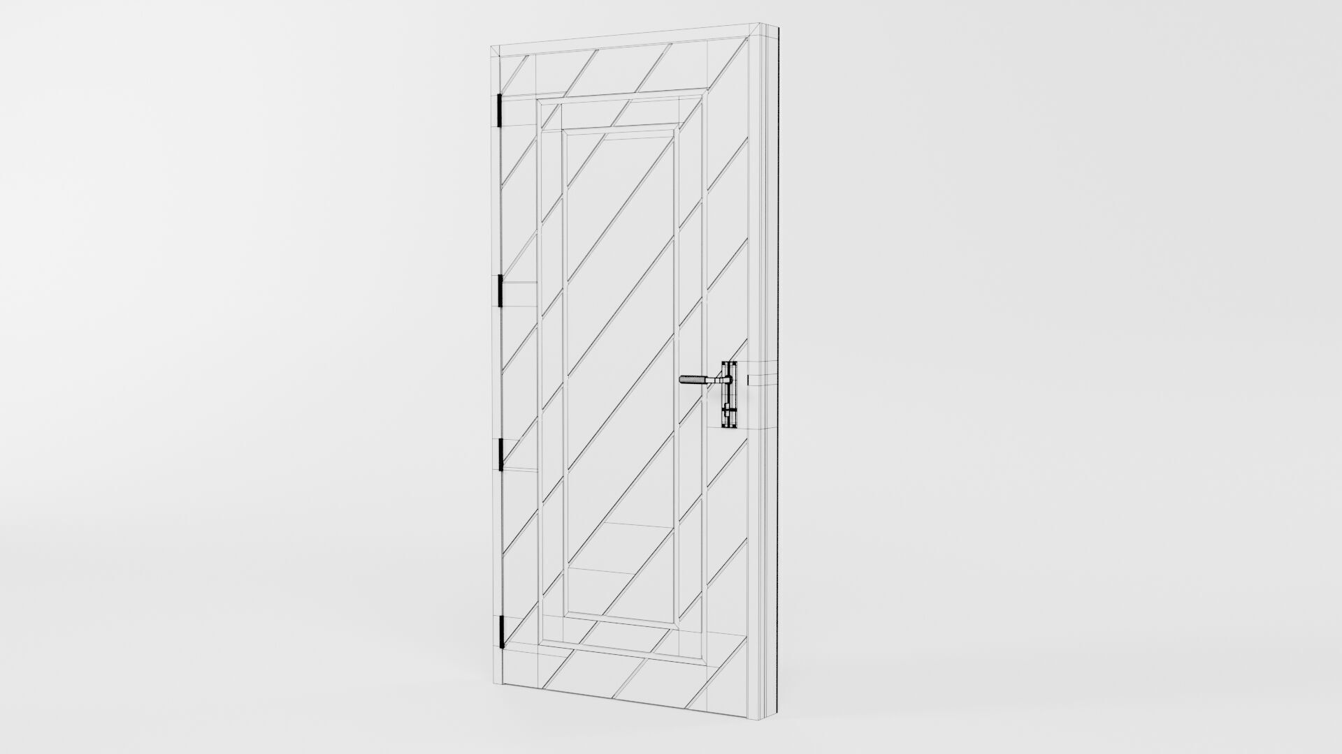 Door CG45 3D model_6