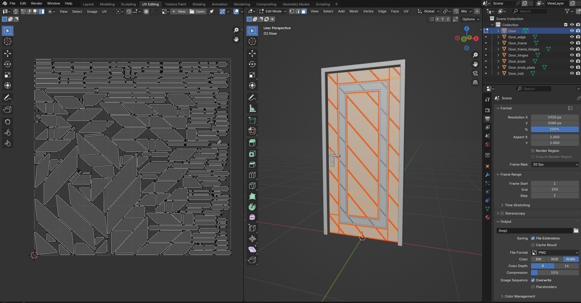 Door CG45 3D model_13