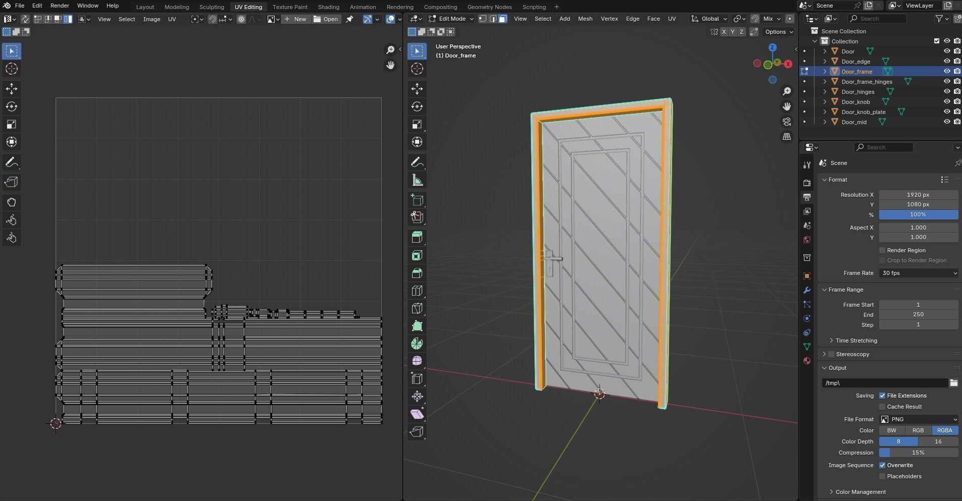 Door CG45 3D model_14