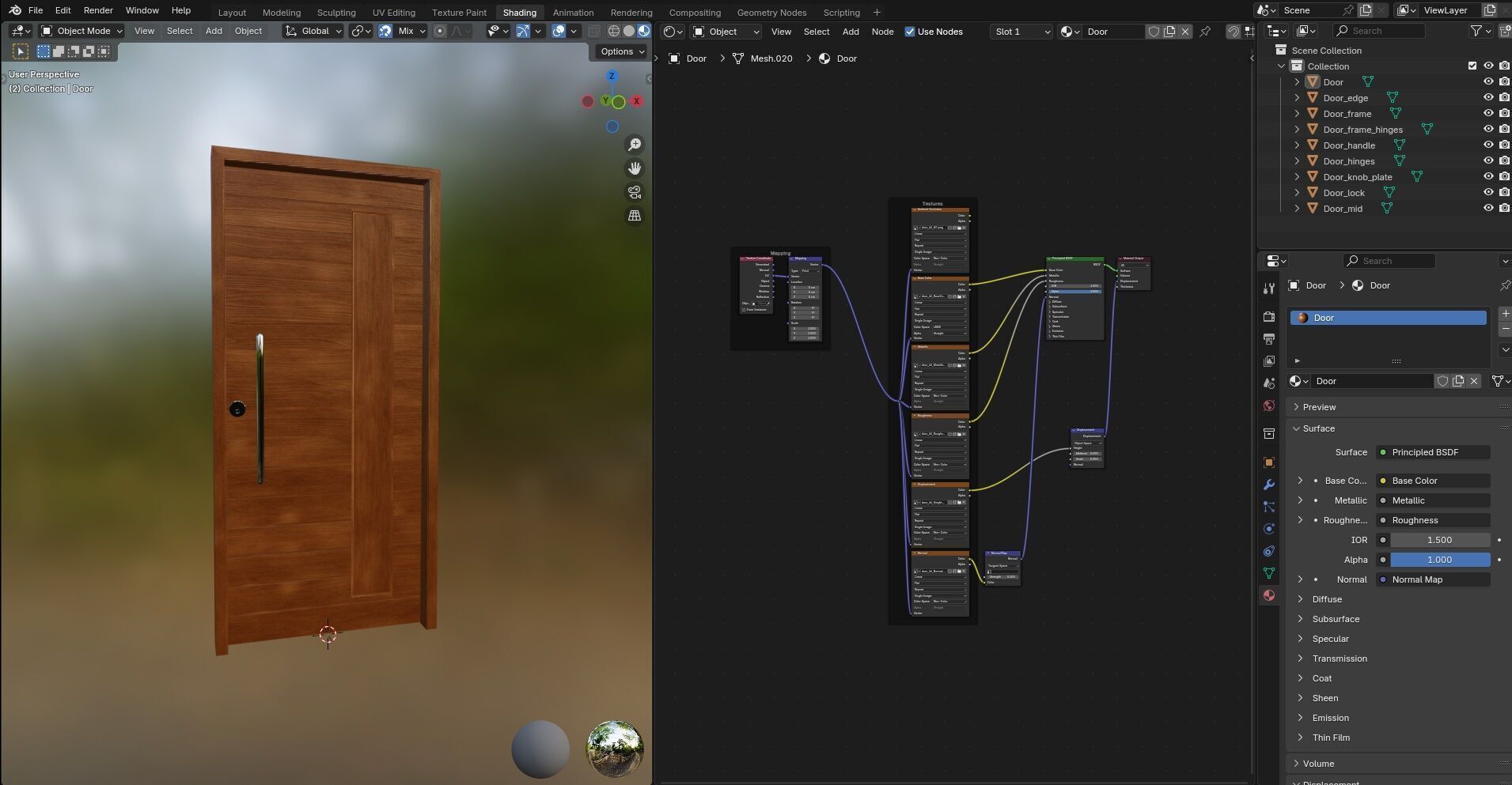 Door CG46 3D model_17