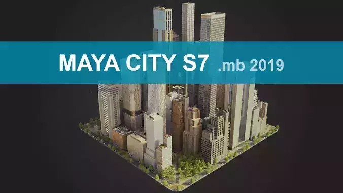 Realistic City S7 MAYA