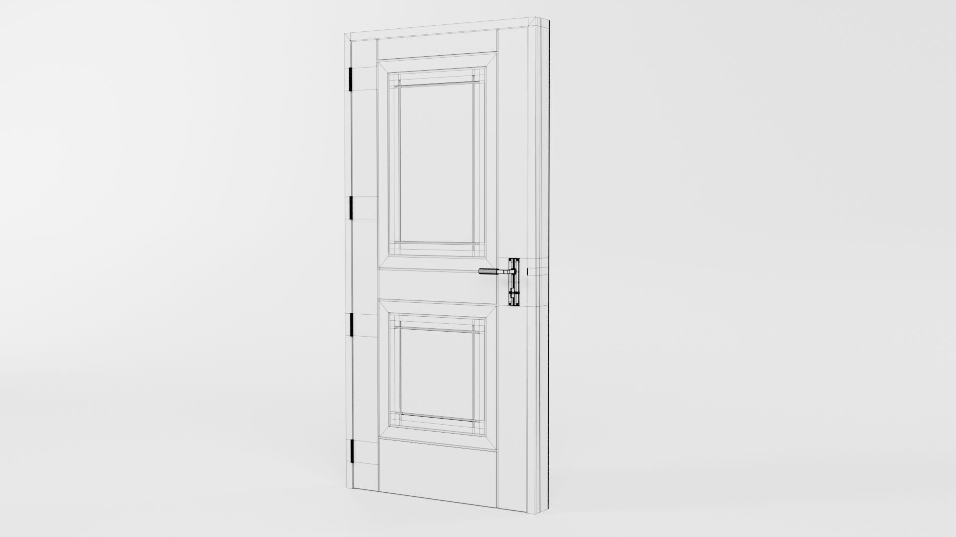 Door CG49 3D model_6