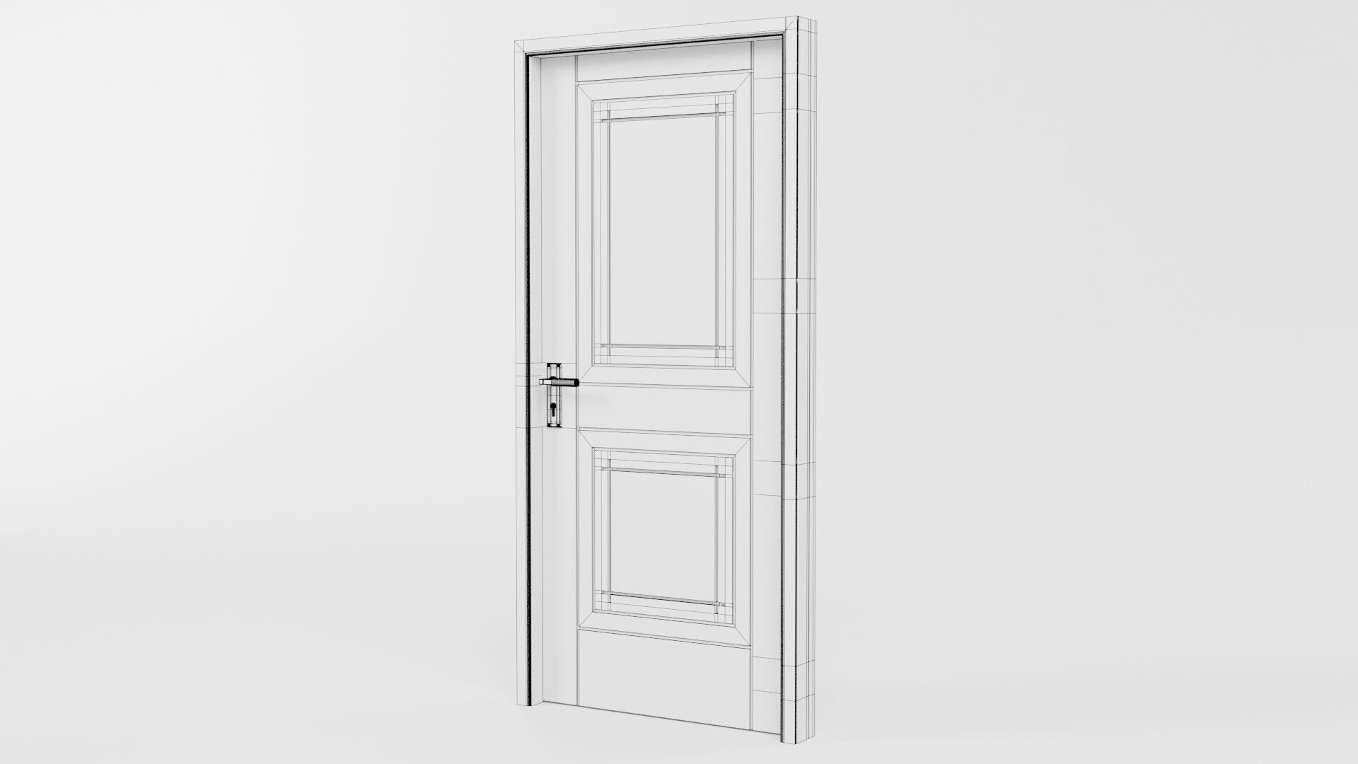 Door CG49 3D model_5