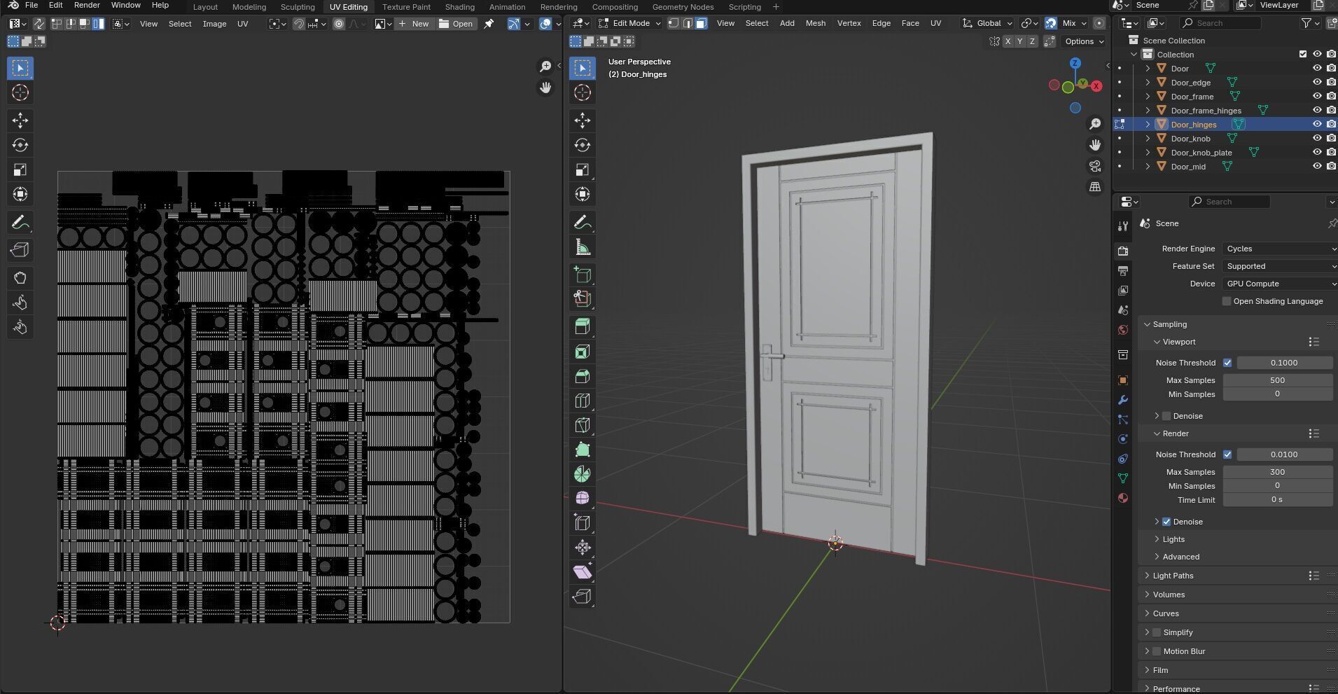 Door CG49 3D model_15