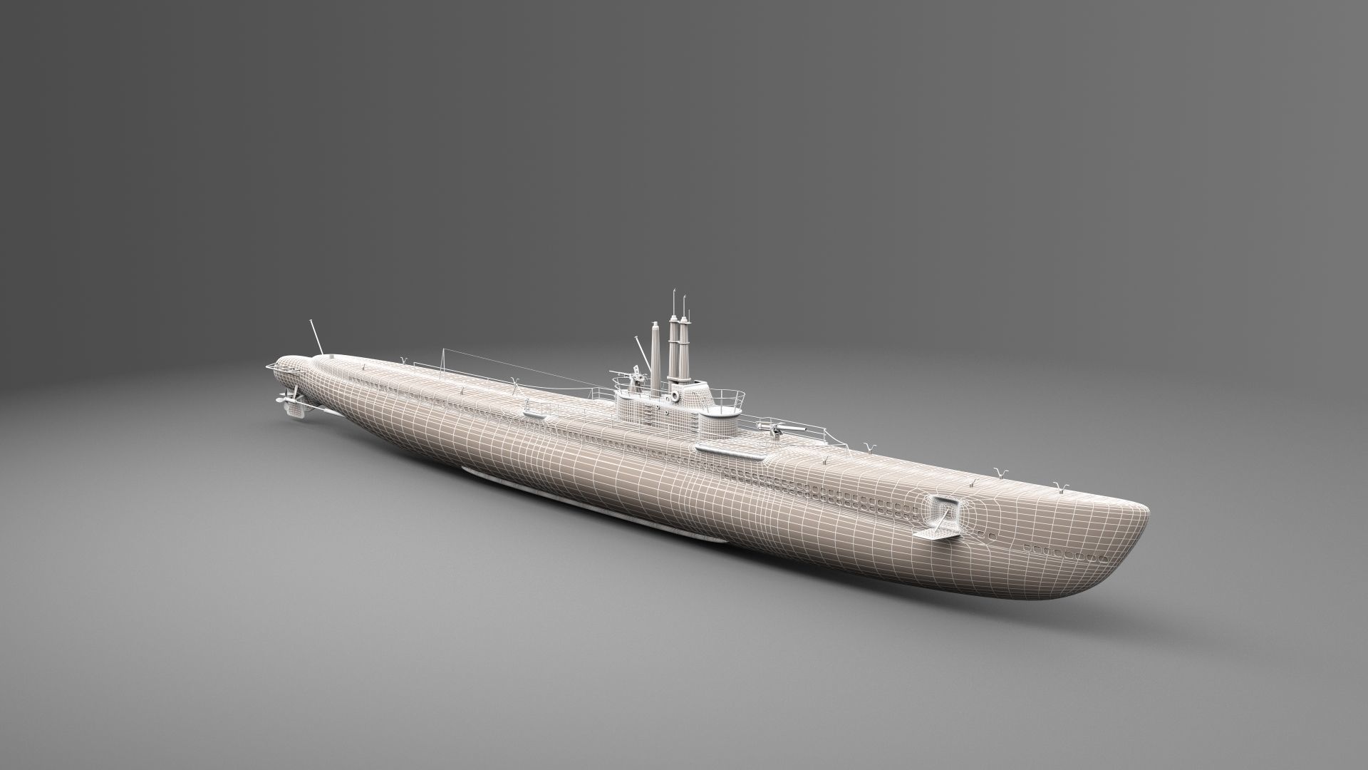 USS Tang -SS 306 3D model_10