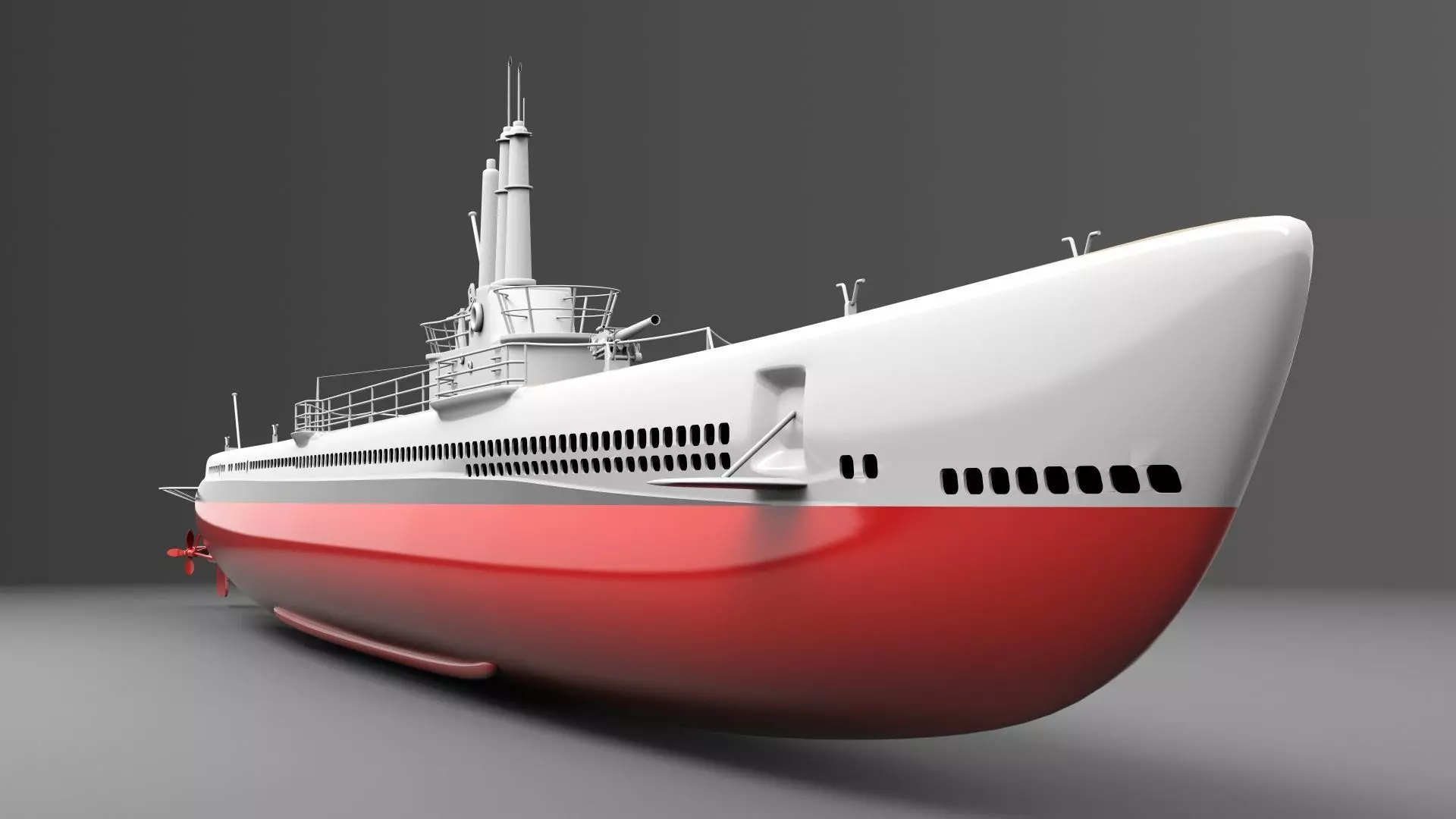 USS Tang -SS 306 3D model_0