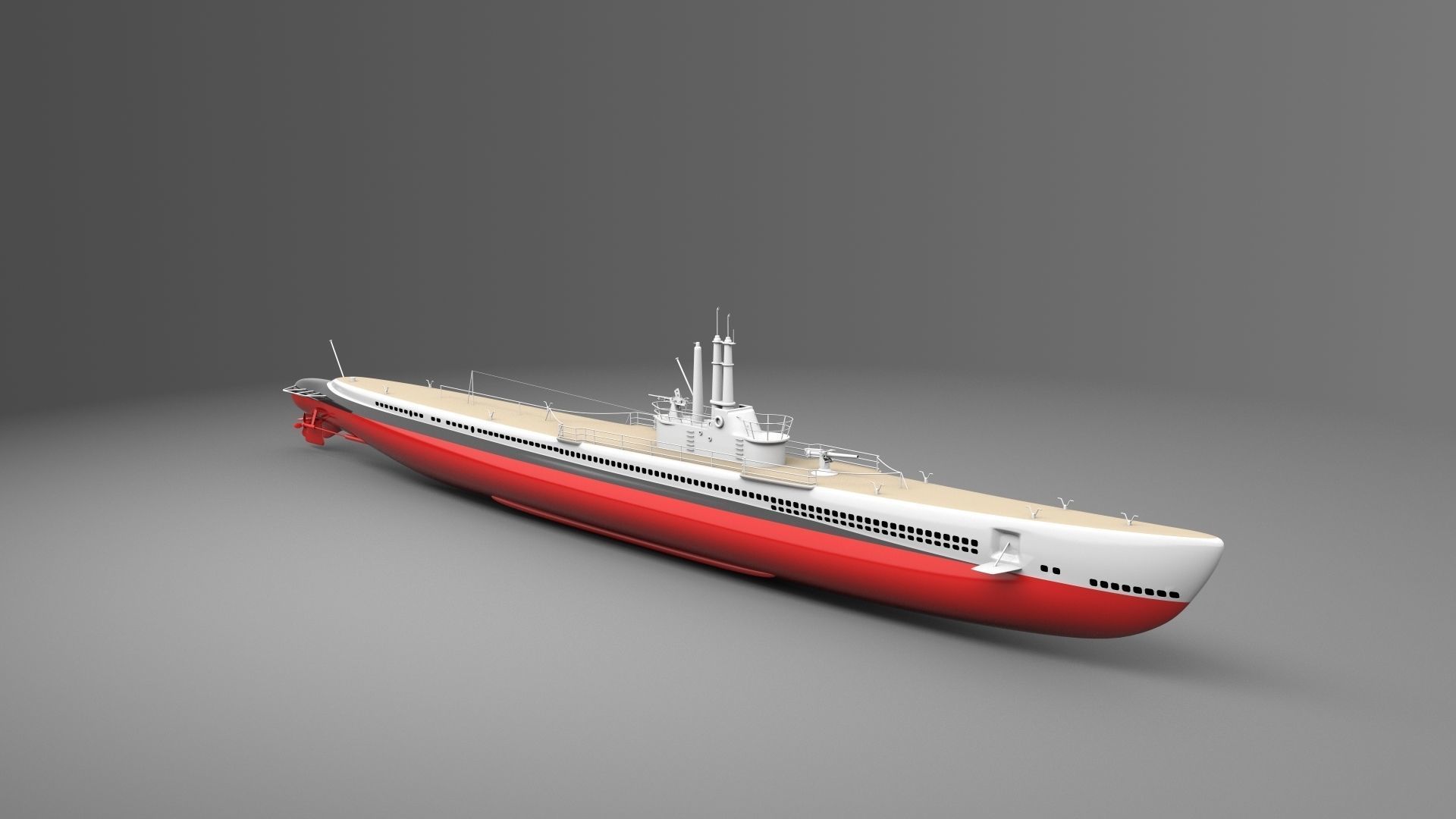 USS Tang -SS 306 3D model_2