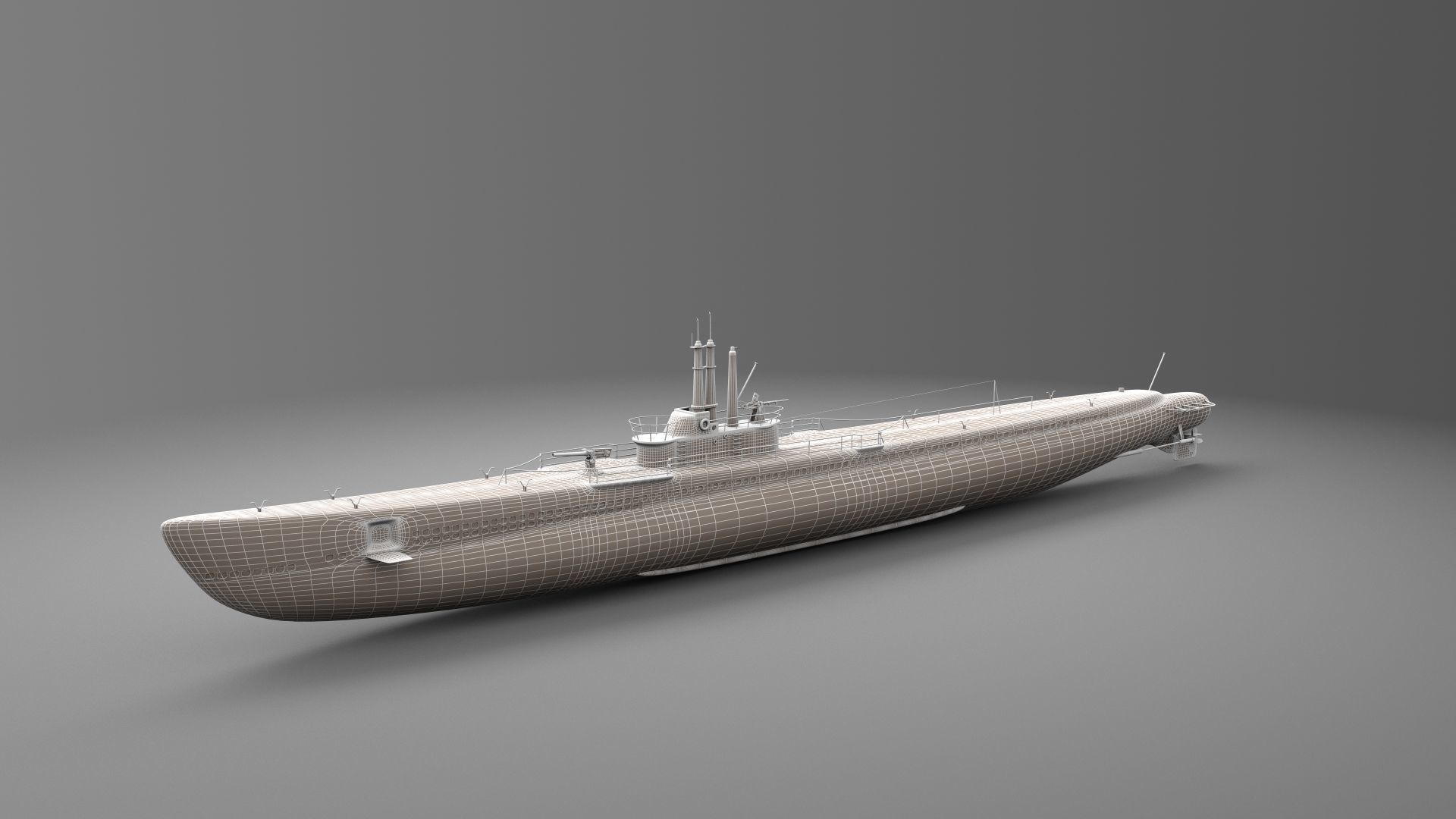 USS Tang -SS 306 3D model_12