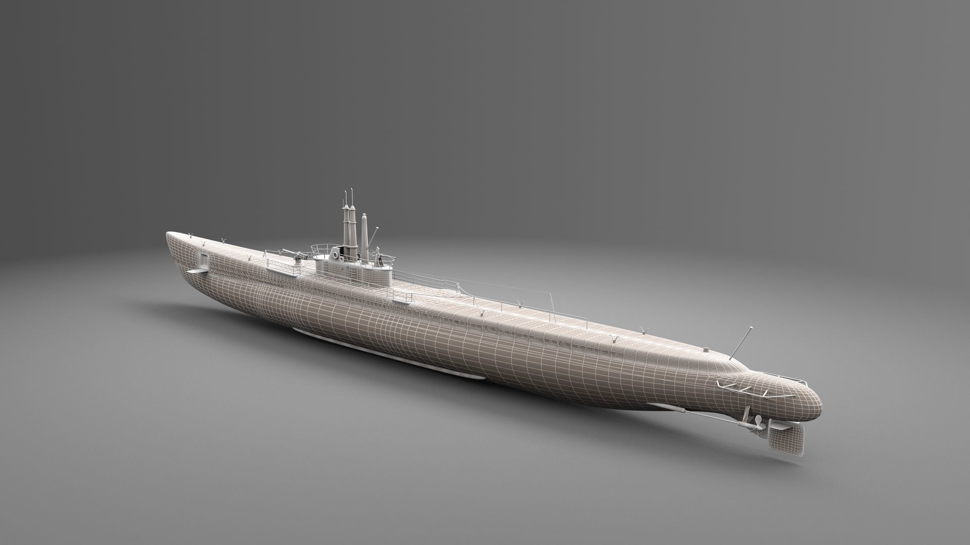 USS Tang -SS 306 3D model_14
