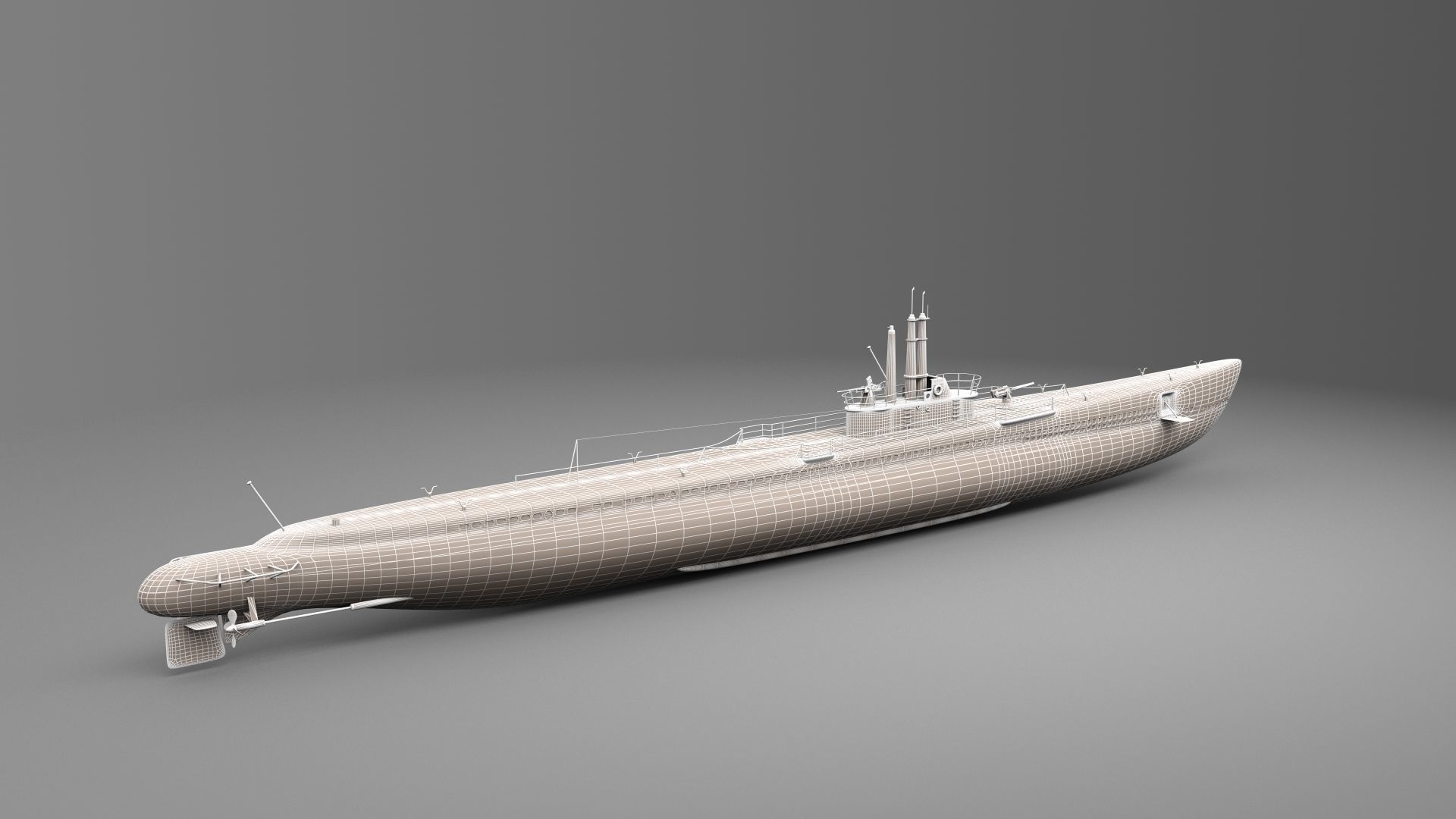 USS Tang -SS 306 3D model_16