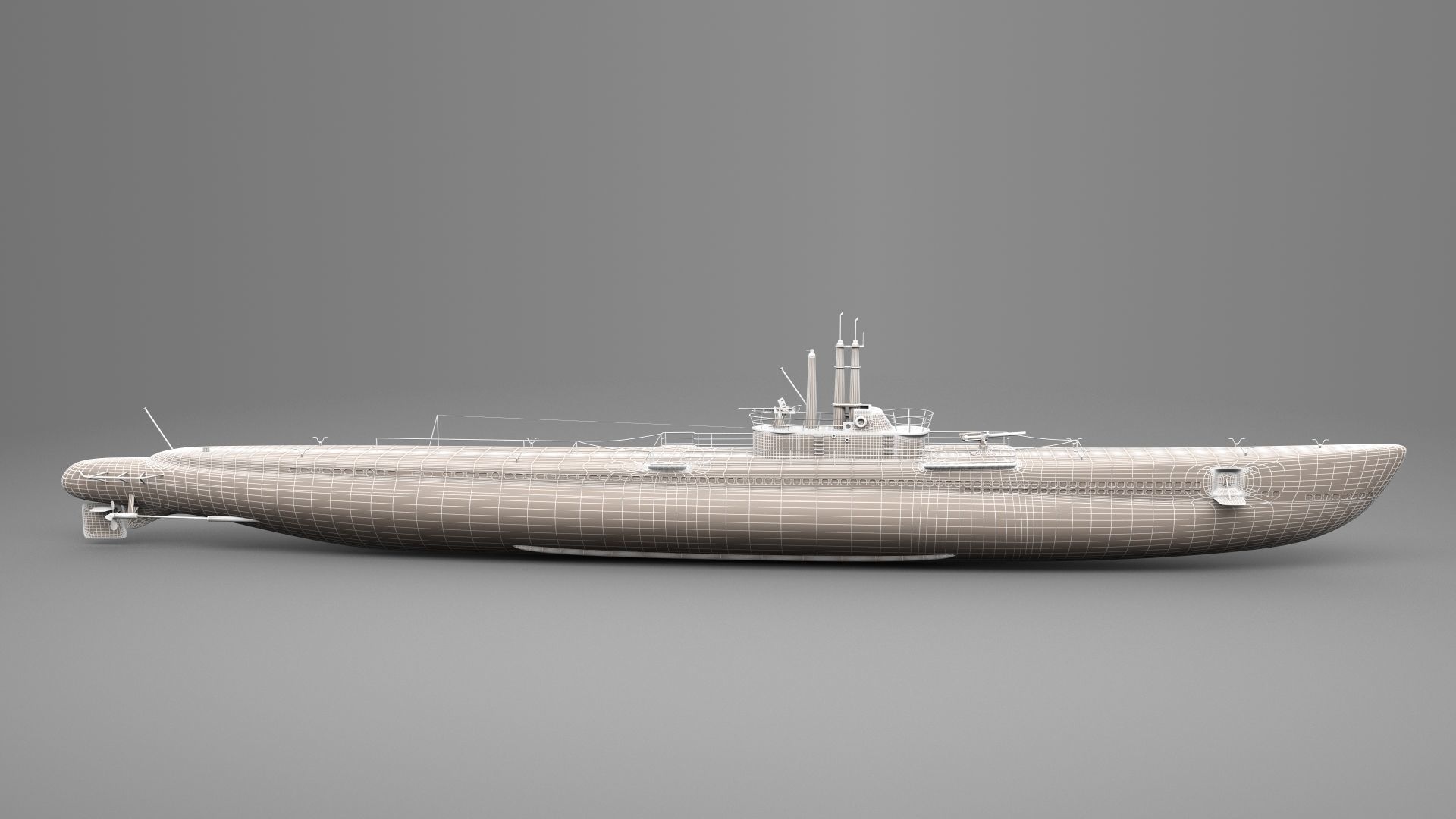 USS Tang -SS 306 3D model_9