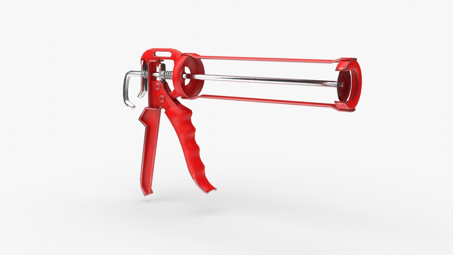 Silicone Gun Low-poly 3D model_7