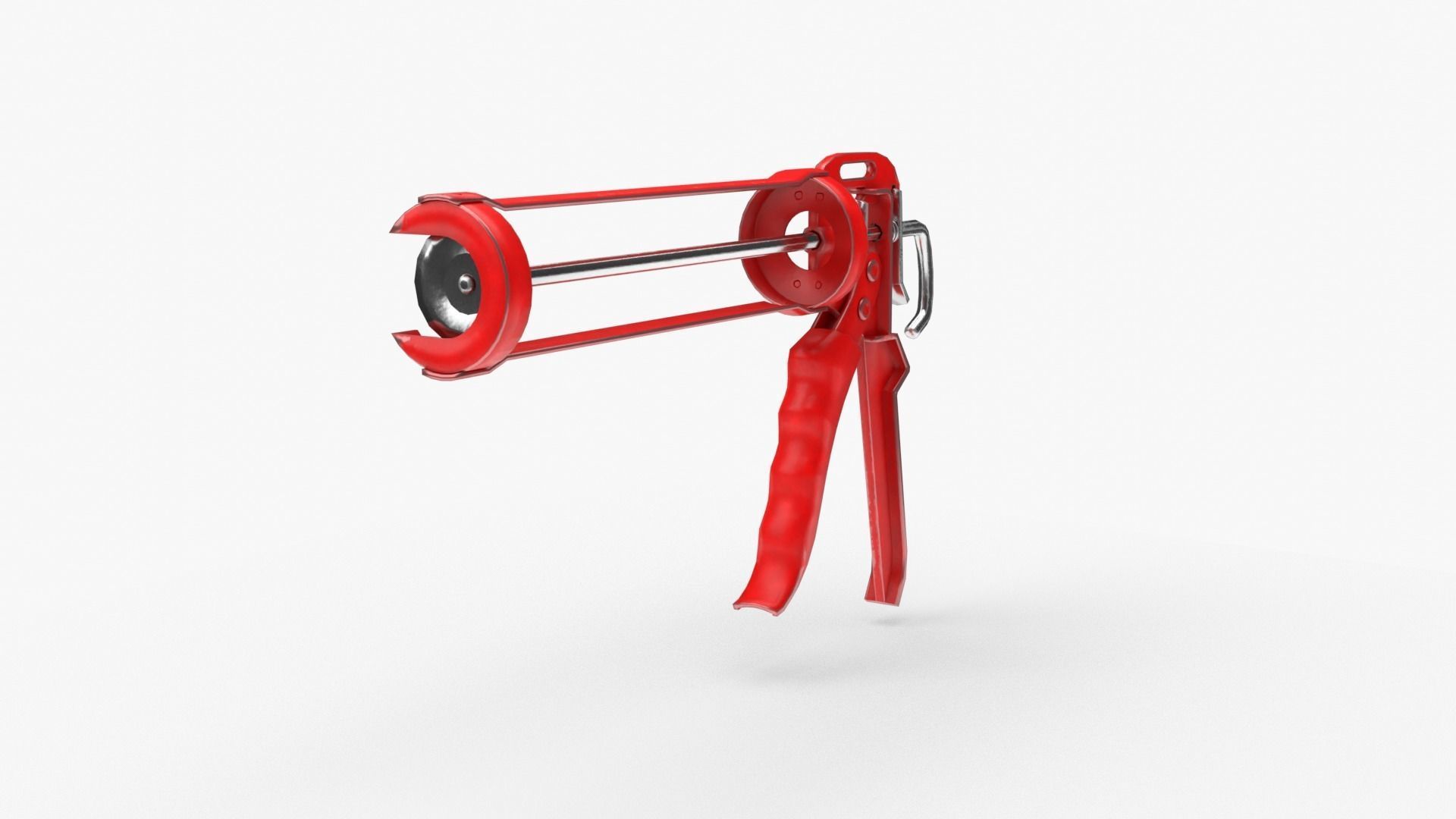 Silicone Gun Low-poly 3D model_10