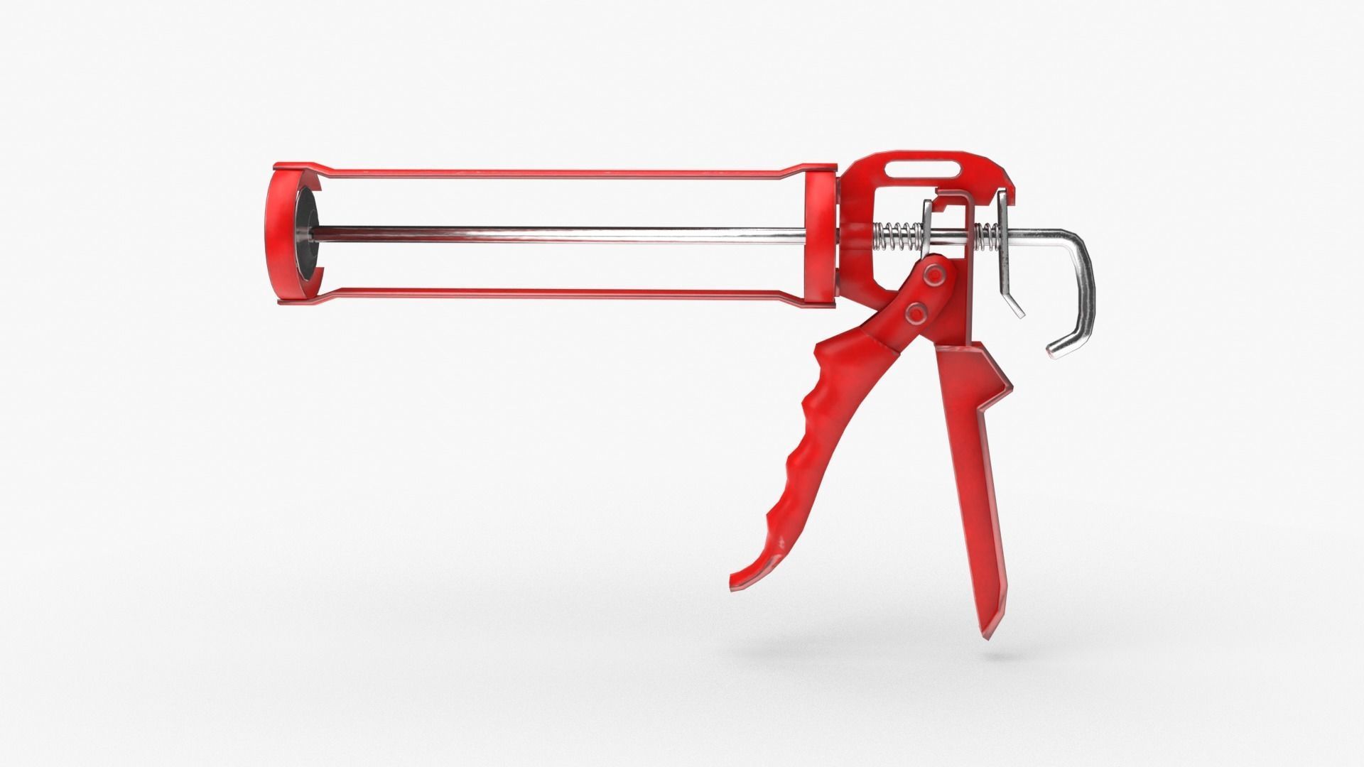 Silicone Gun Low-poly 3D model_12