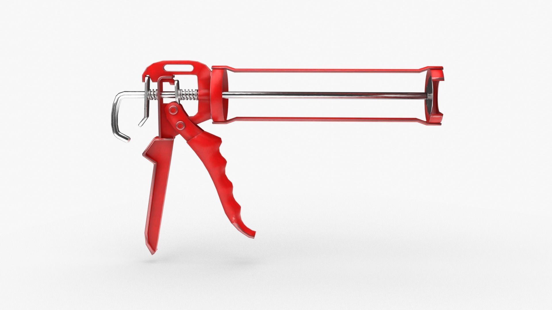 Silicone Gun Low-poly 3D model_6