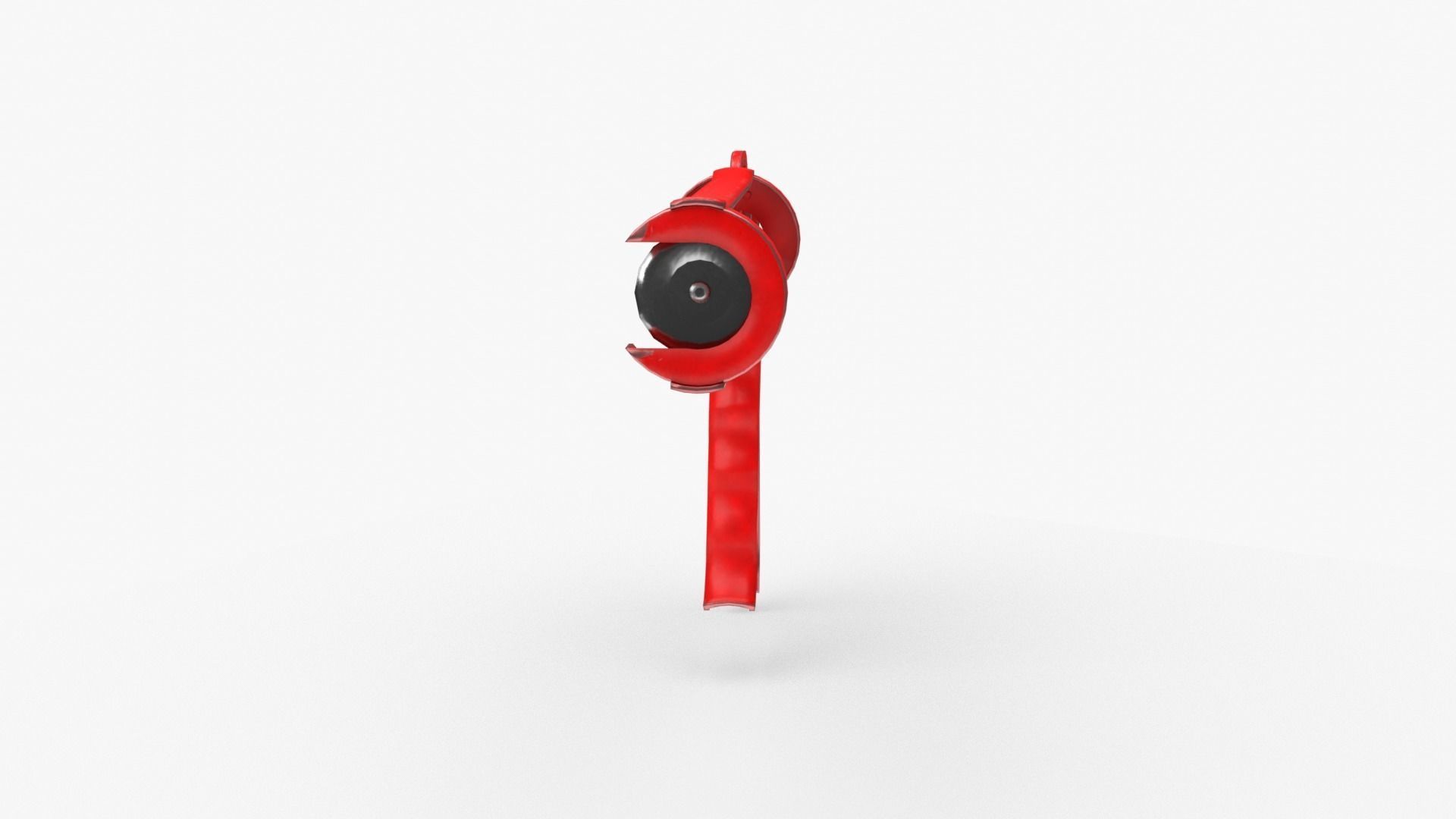 Silicone Gun Low-poly 3D model_9