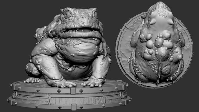 Giant Frog 3D print model