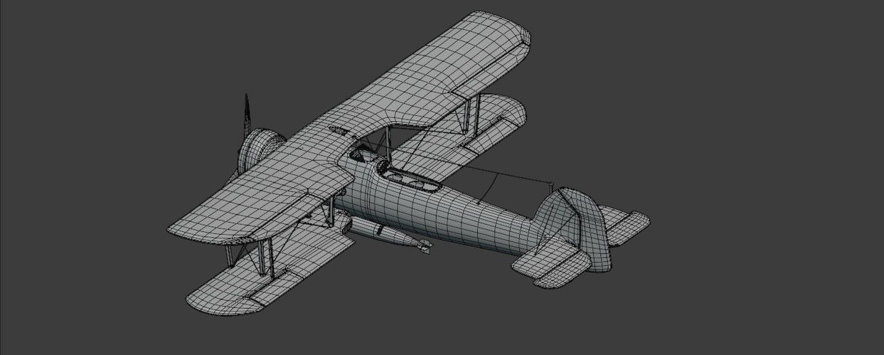 Fairey Swordfish 3D model_9
