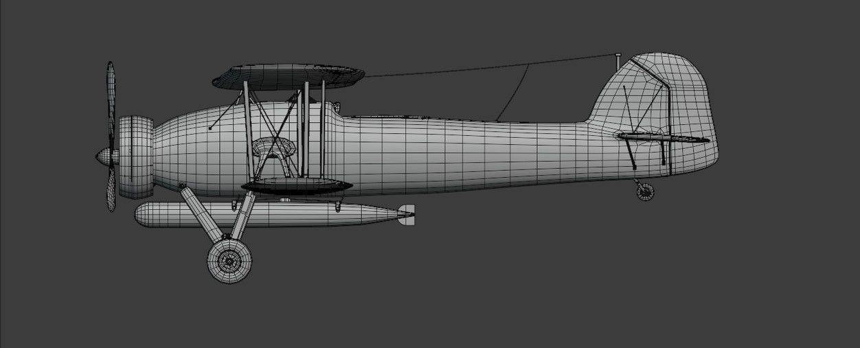 Fairey Swordfish 3D model_10
