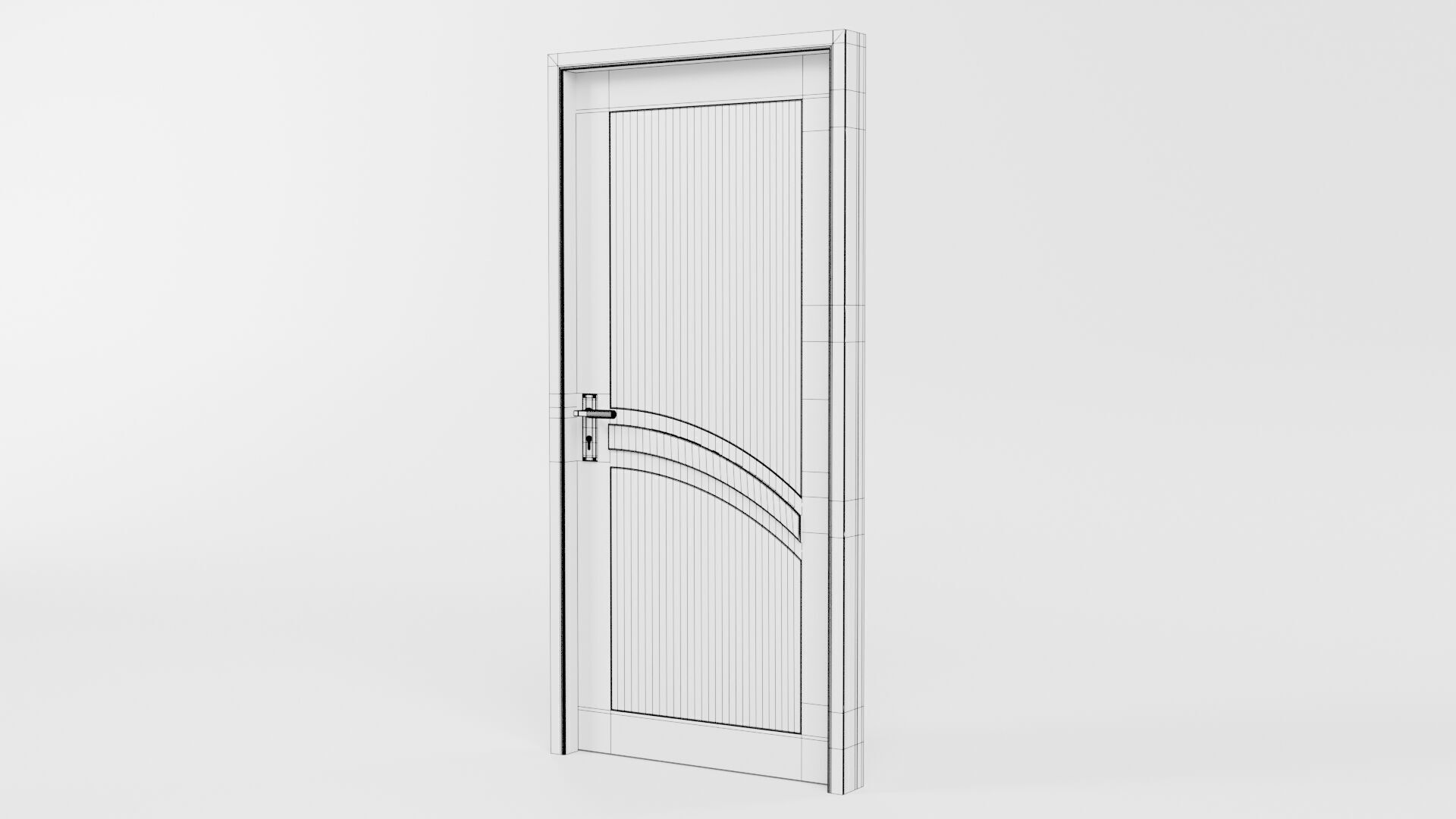 Door CG56 3D model_5