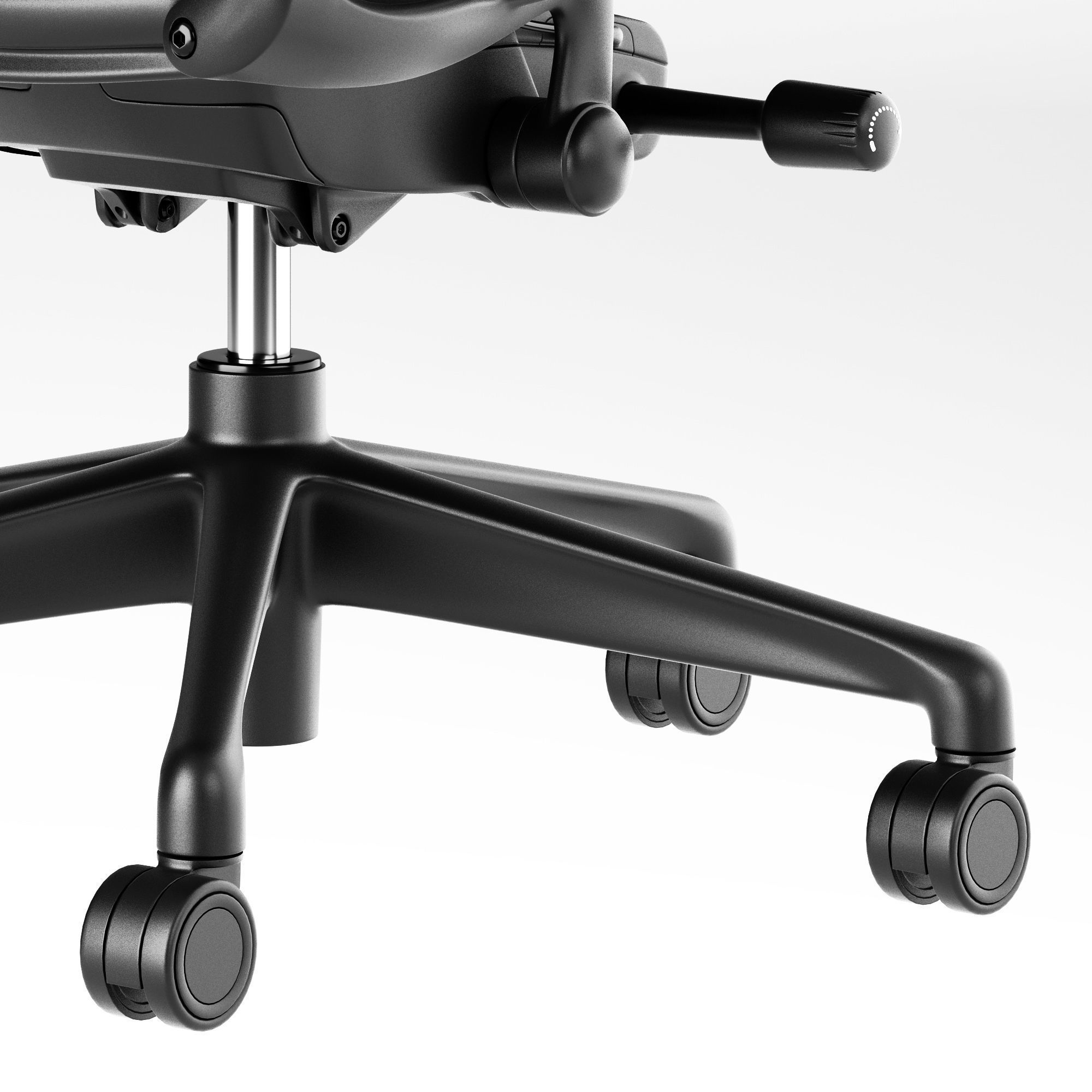 Aeron Chair Remastered by Herman Miller 3D model_7