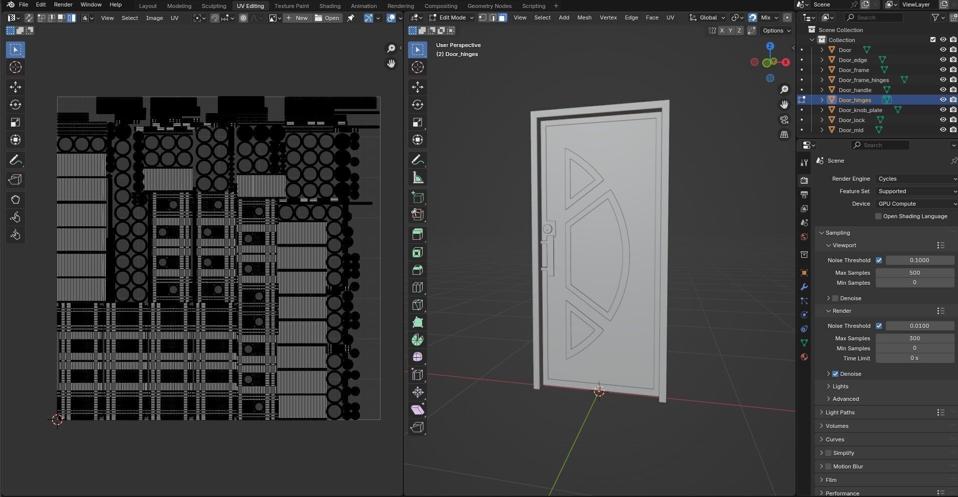 Door CG59 3D model_15